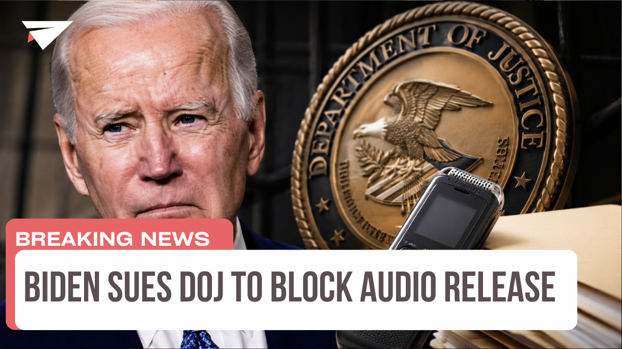 Biden Sues DOJ to Block Audio Release, Breaking News