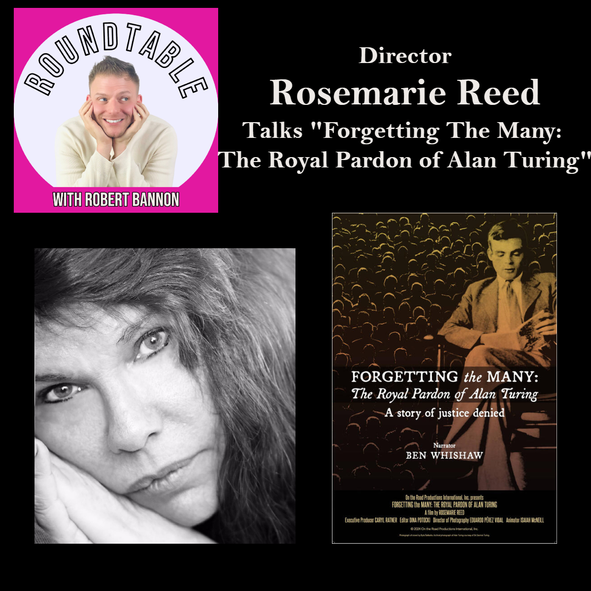 Director Rosemarie Reeds Talks "Forgetting The Many: The Royal Pardon of Alan Turning"