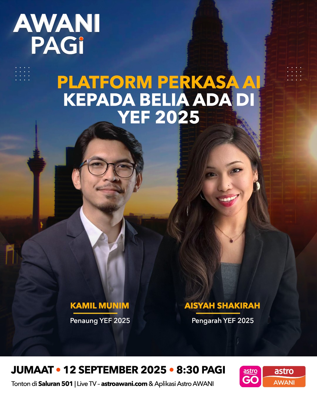AWANI Pagi: Platform perkasa AI kepada belia ada di YEF 2025