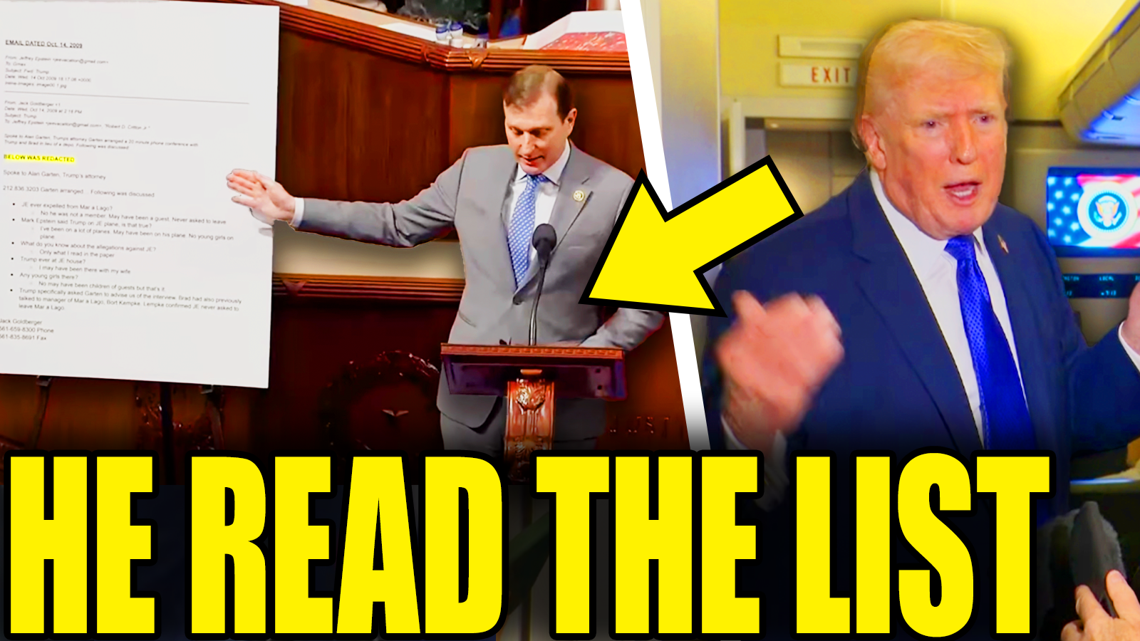 Dem Reads Redacted Epstein File On House Floor As Trump Panics episode artwork