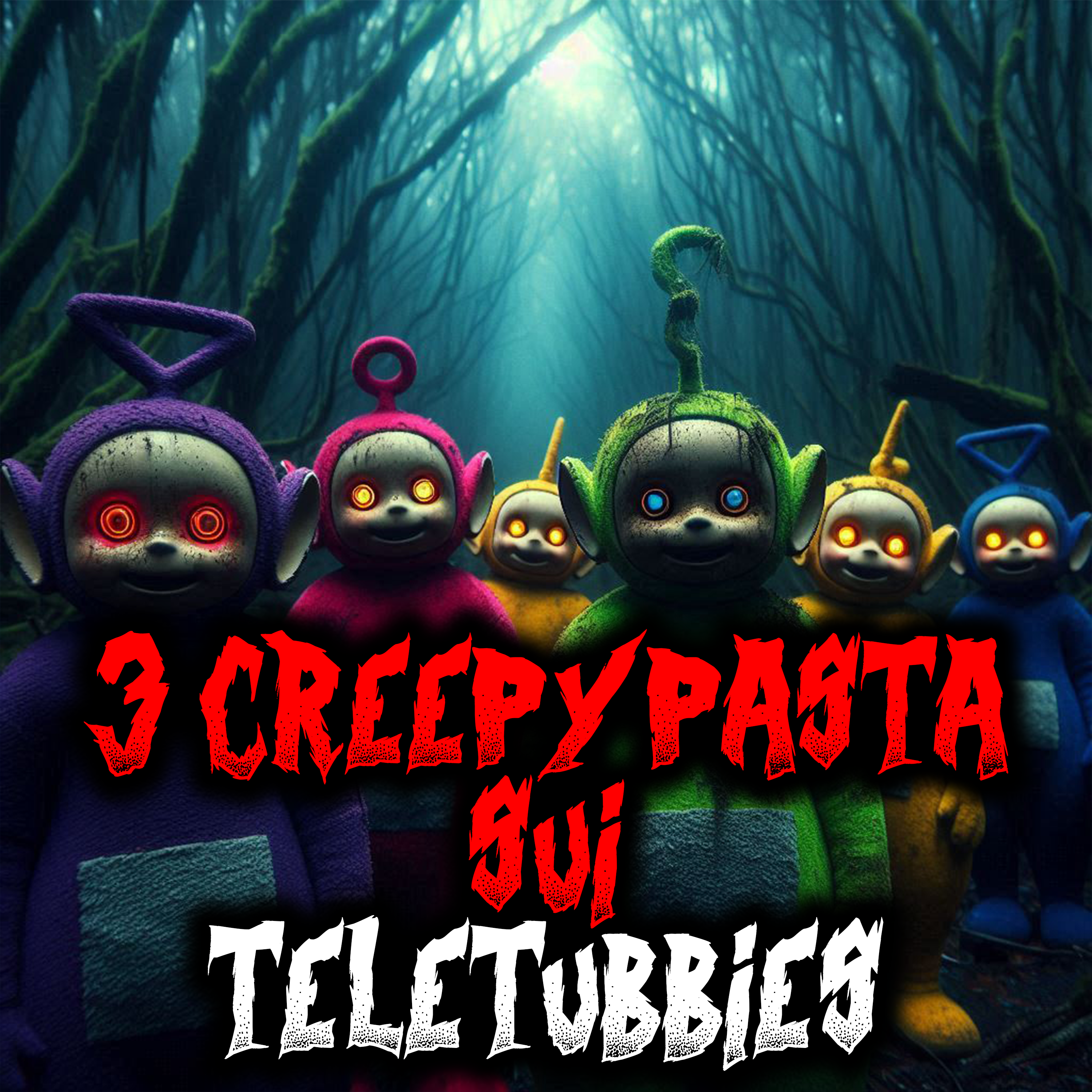 3 creepypasta sui Teletubbies episode artwork