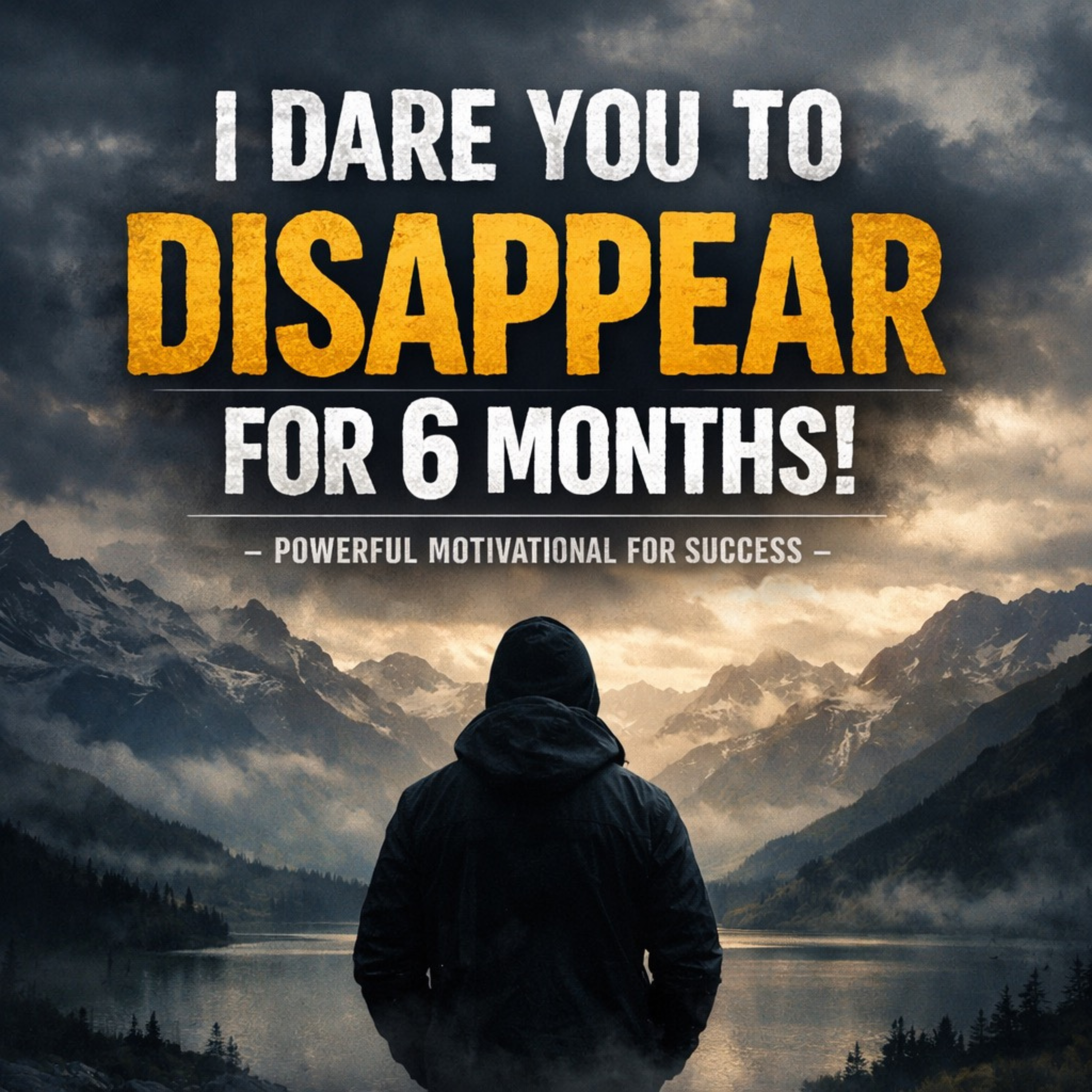 I Dare You To Disappear For 6 Months!  - Powerful Motivational  for Success