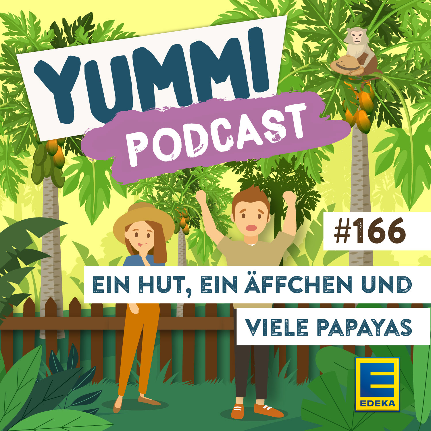 Cover: Ein Hut, ein Äffchen und viele Papayas