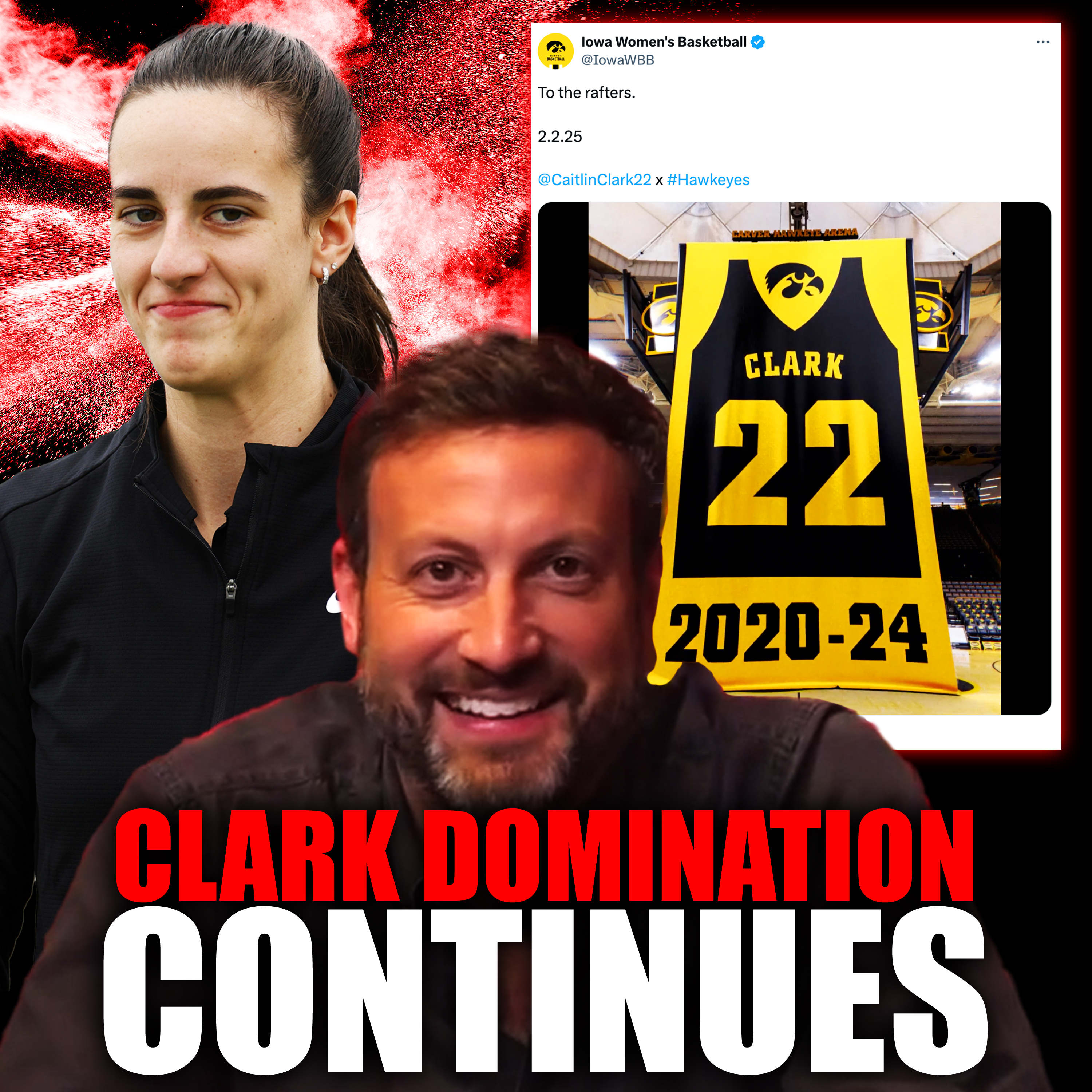 Look Away Caitlin Clark Haters! + Armando Salguero, Dan Dakich &  Dr. T. Clark Gamblin | episode artwork