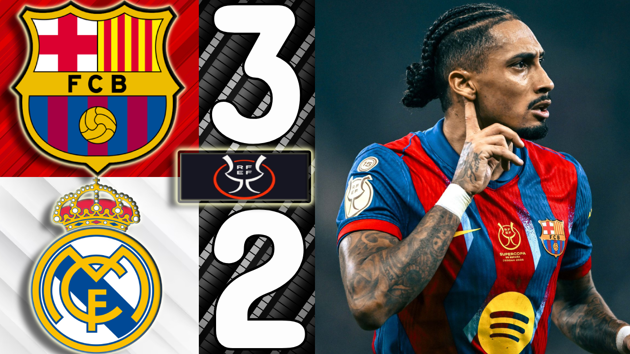 🎥 Barcelona vs. Real Madrid [3-2] - El Clasico Match Review (Spanish Super Cup Final 2026)