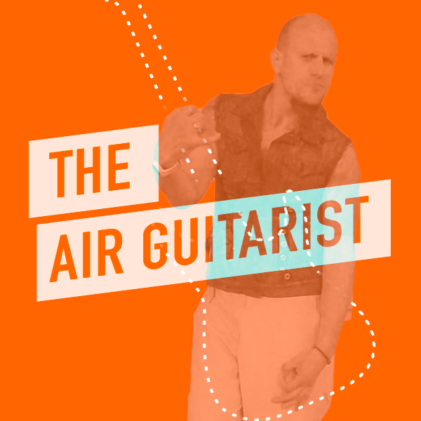 Bonus: Michael plays air guitar