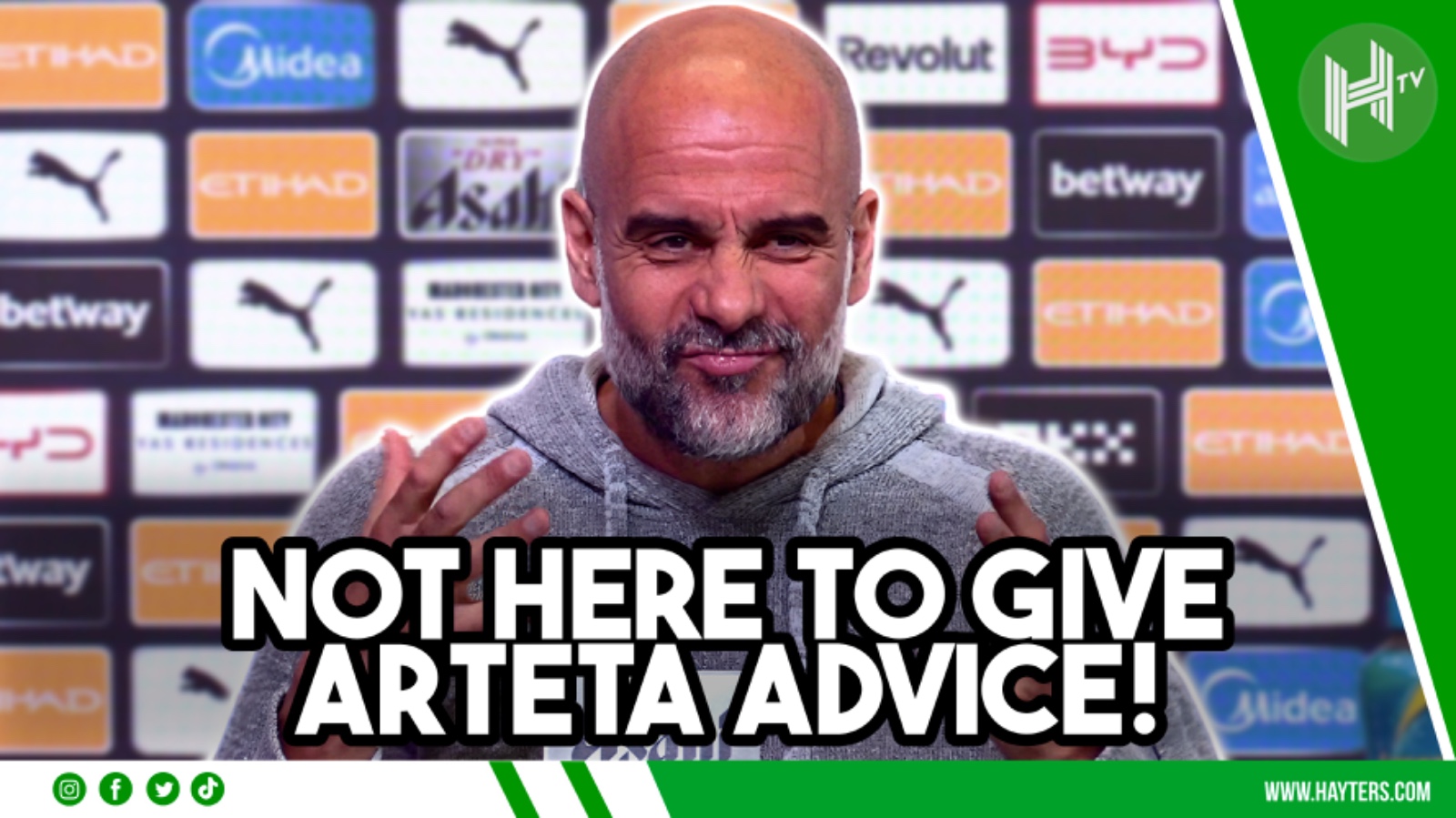 NO ADVICE for Mikel Arteta! | Pep Guardiola | Leeds v Man City