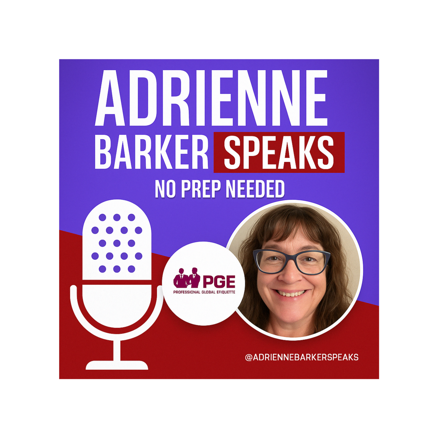 Adrienne Barker Speaks: No Prep Needed