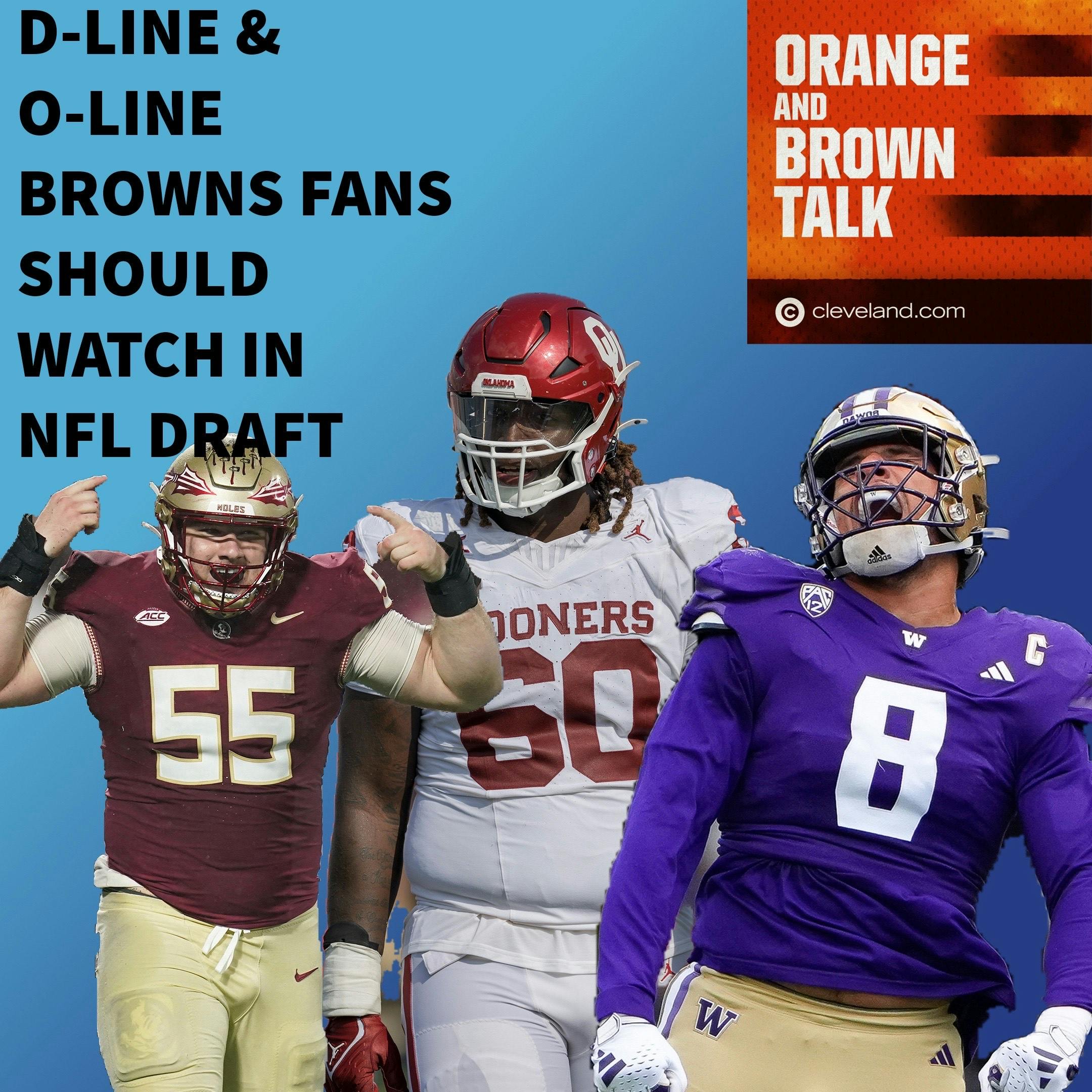 D-line and O-line fits for the Browns in the NFL Draft with Lance Reisland