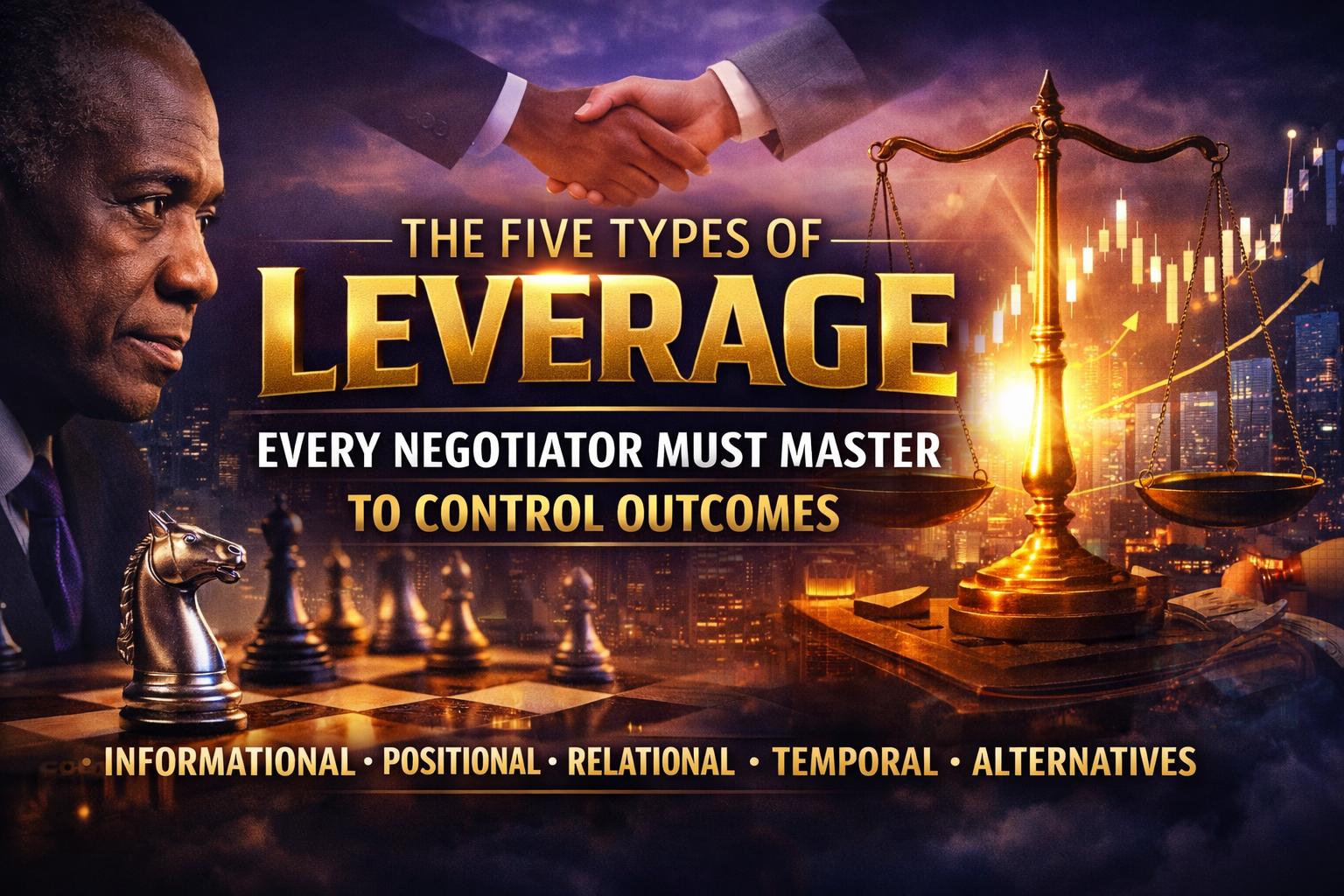 “The Hidden Leverage Advantage:  When and How to Use Power in Negotiation”