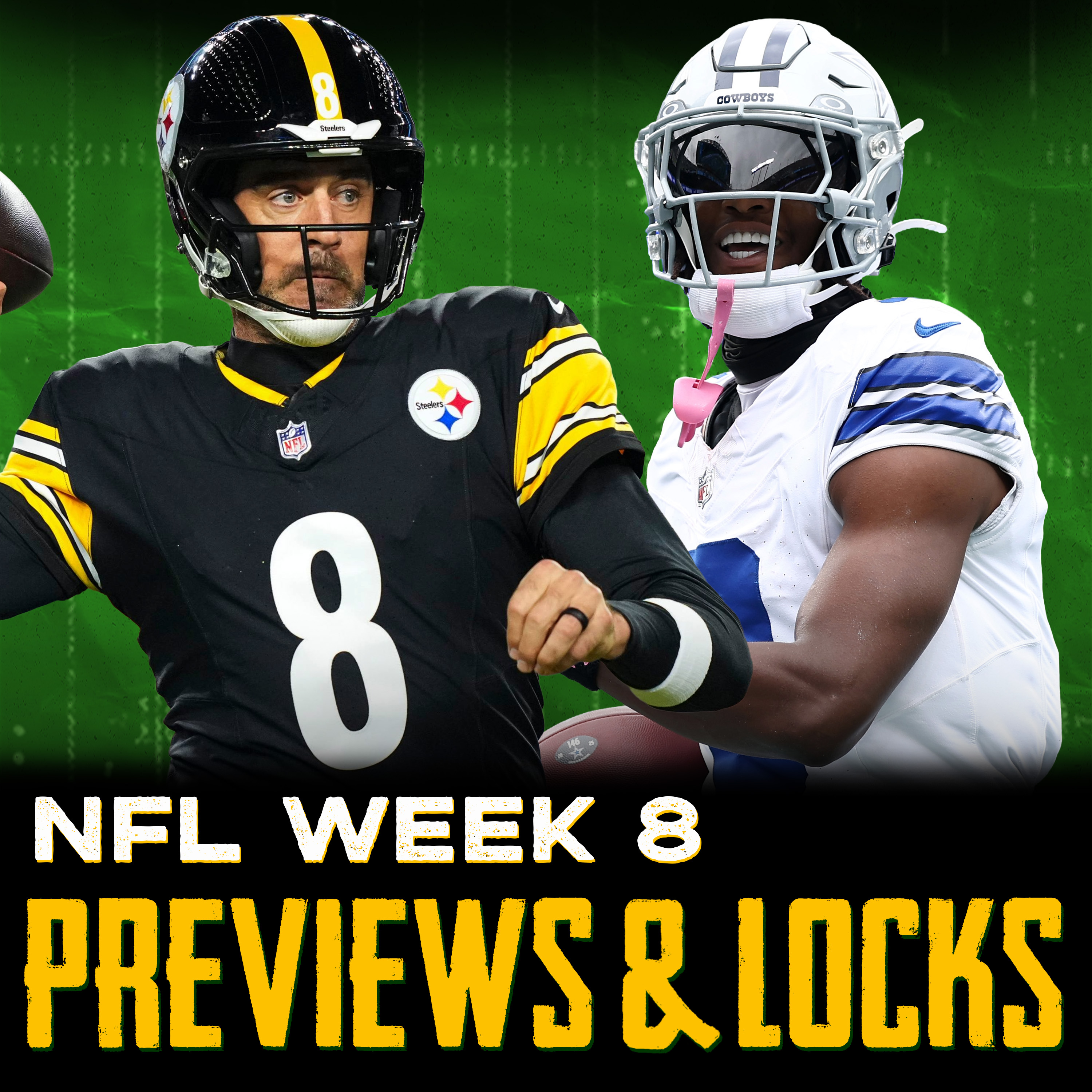 Week 8 NFL Preview & Locks: Cowboys-Broncos, Aaron Rodgers vs. Jordan Love + More