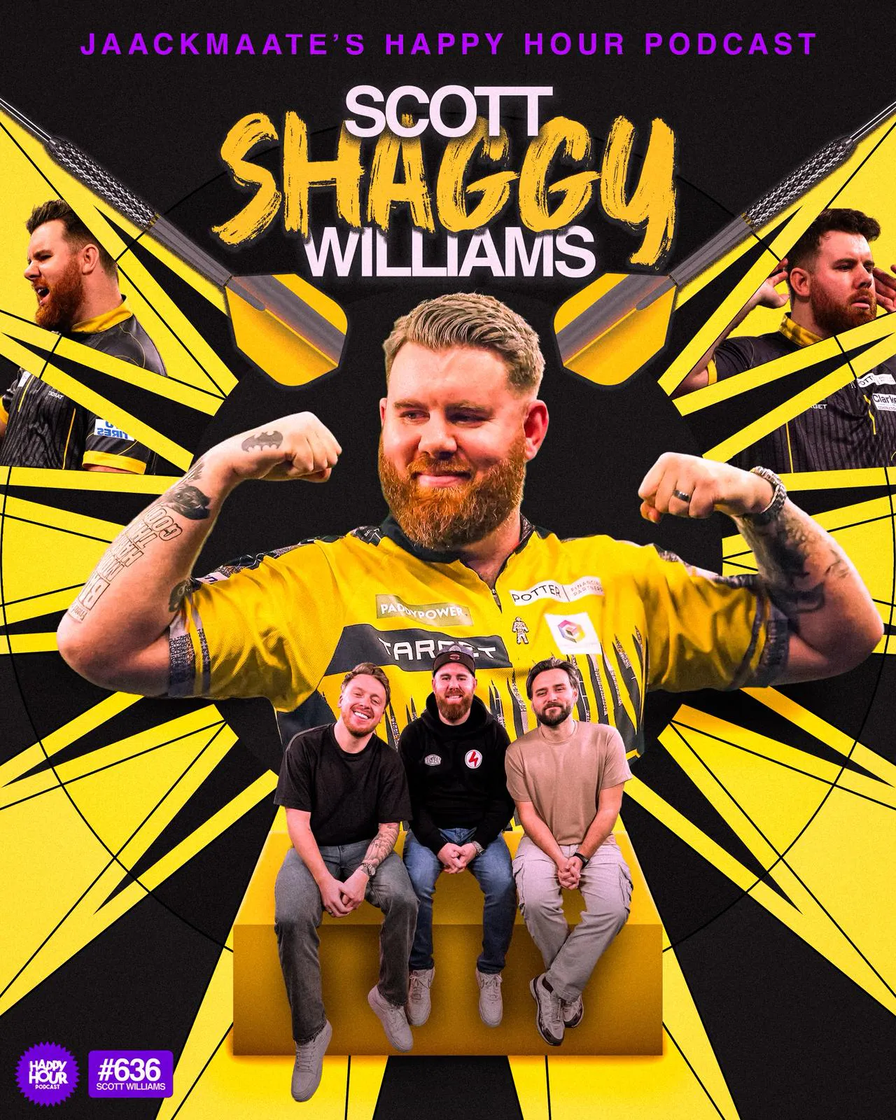 636 - SCOTT "SHAGGY" WILLIAMS - Humphries Bust-Up, Littler Mania, & HUGE Happy Hour Announcement! episode artwork