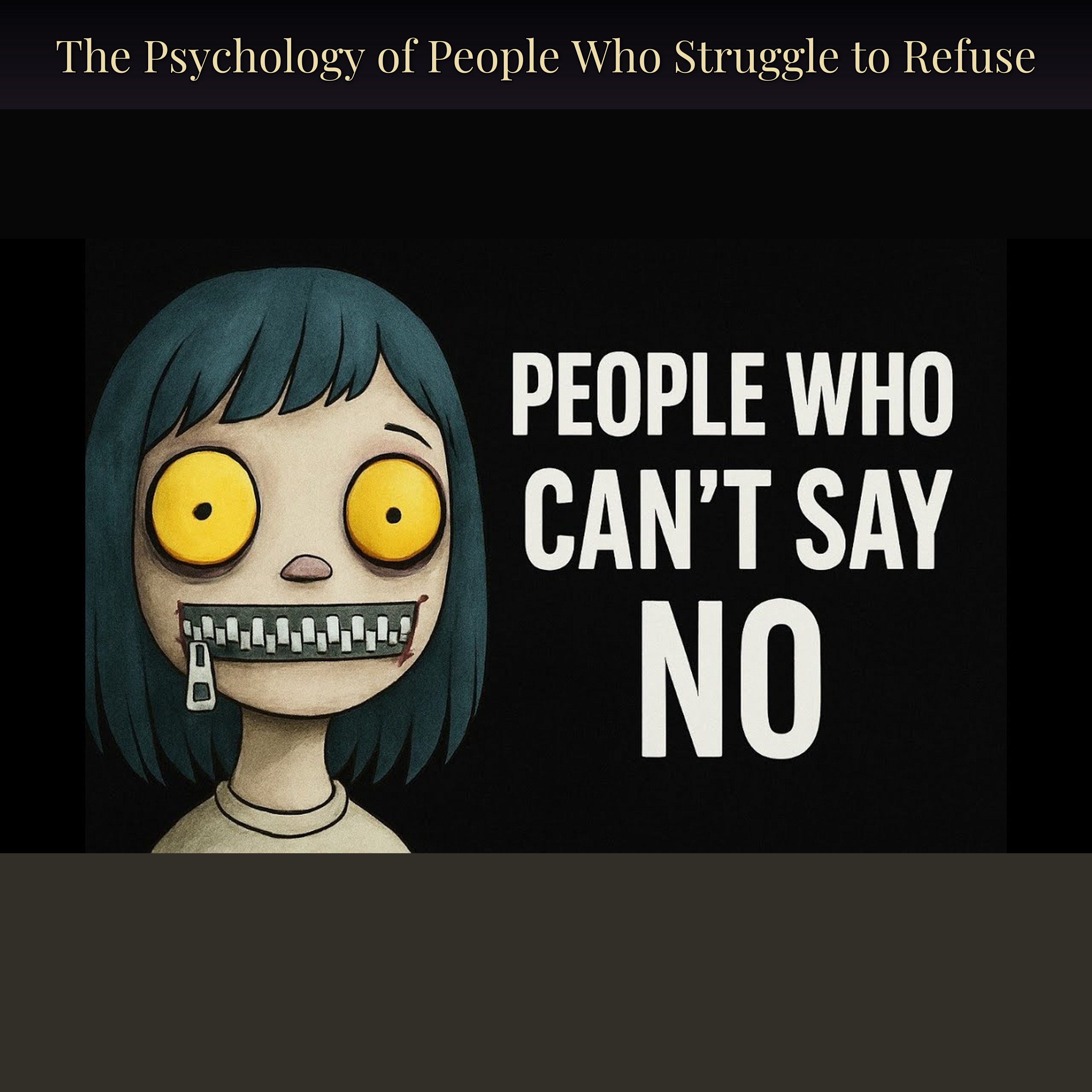 The Psychology of People Who Struggle to Refuse episode artwork