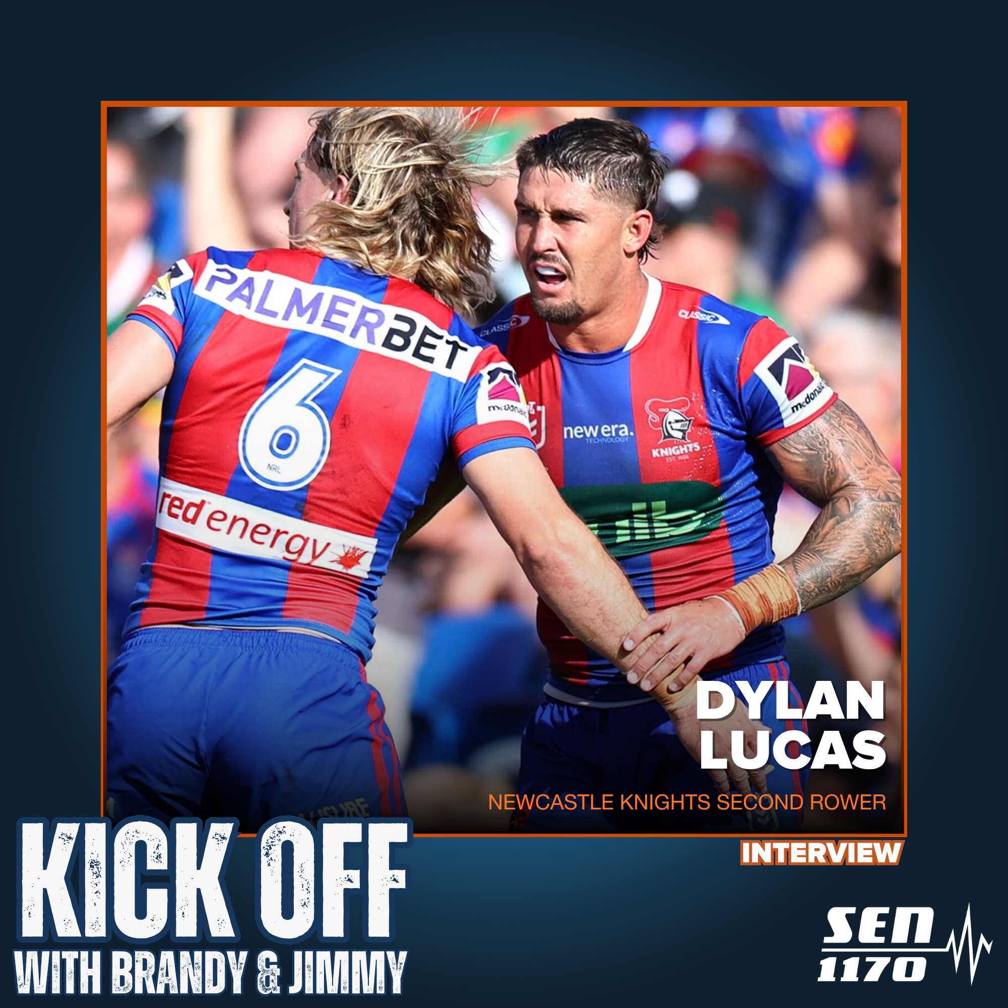 "We know the group we have here": Newcastle Knights second rower Dylan Lucas (23/9/26)