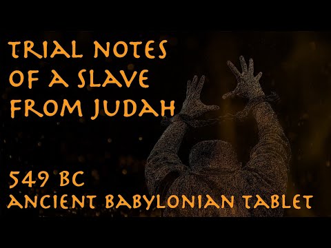 Trial Notes of a Slave from Judah // 549 BC // Ancient Babylonian Tablet