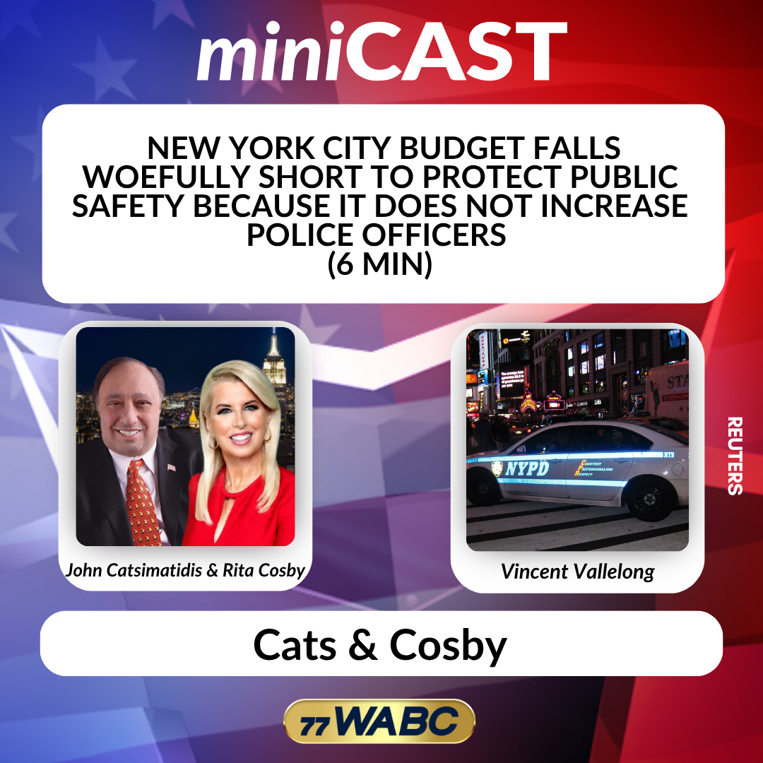 Vincent Vallelong: New York City Budget Falls Woefully Short to Protect Public Safety Because It Does Not Increase Police Officers (6 min) episode artwork