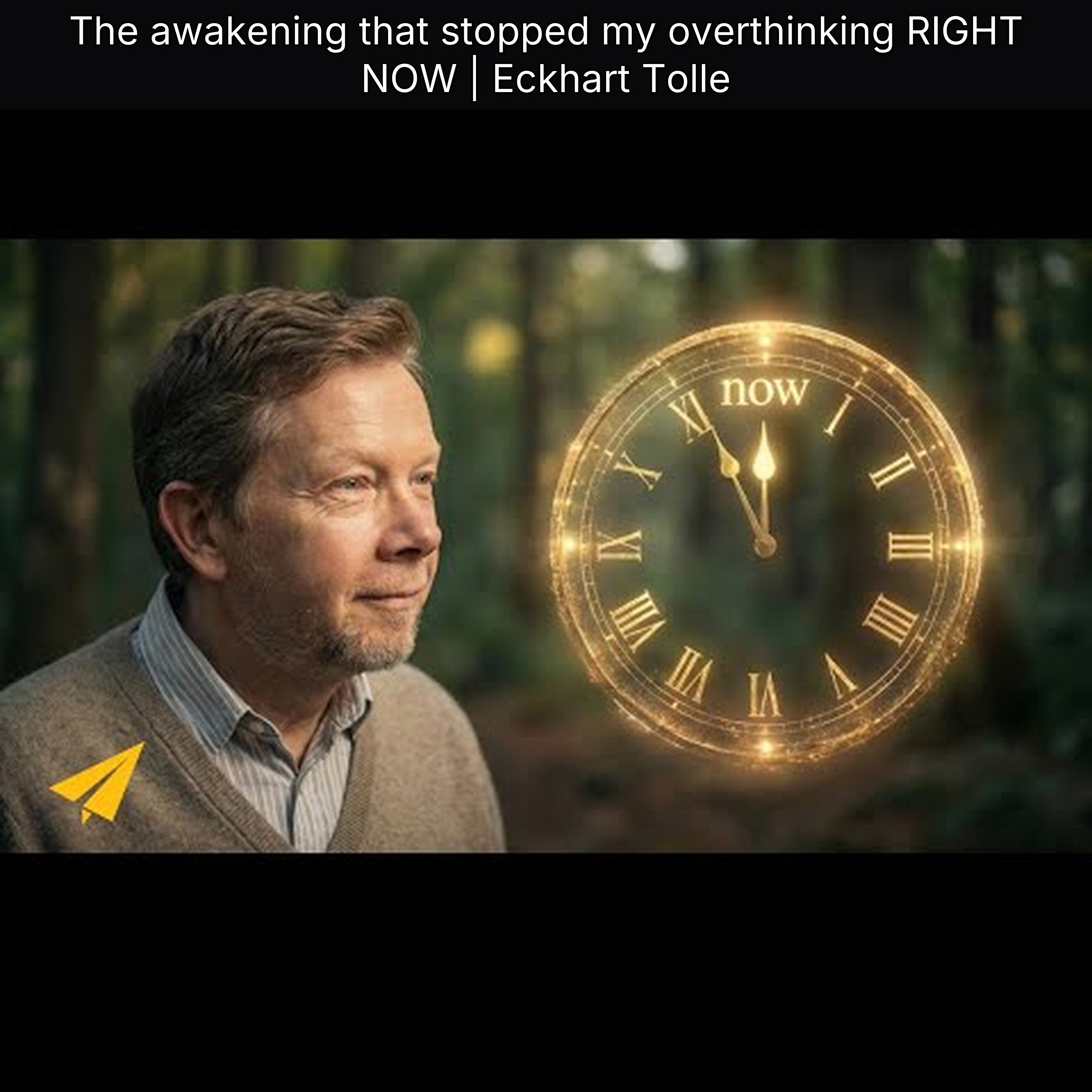 The awakening that stopped my overthinking RIGHT NOW | Eckhart Tolle