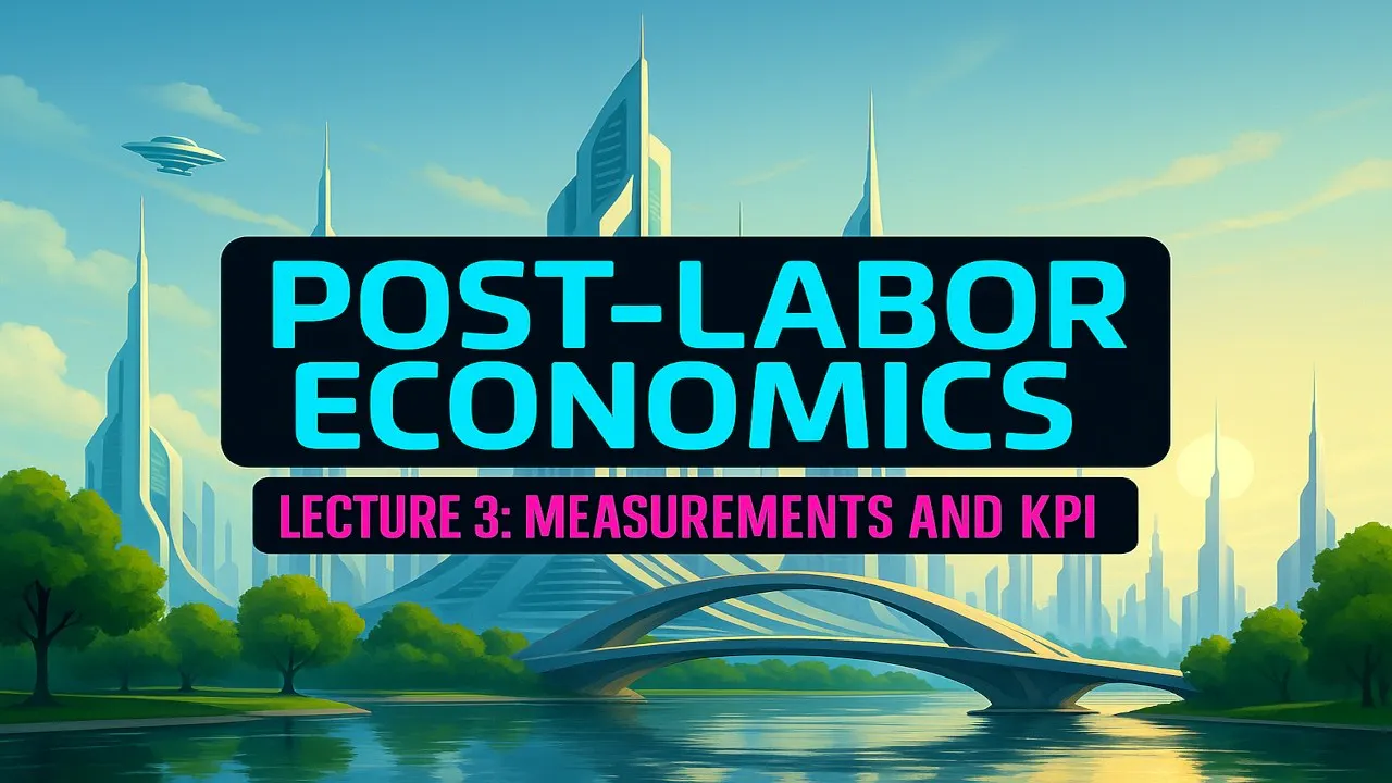 Post-Labor Economics Lecture 03 - "That which gets measured gets managed!" (2025 update) | Artificial Intelligence Masterclass Episode cover