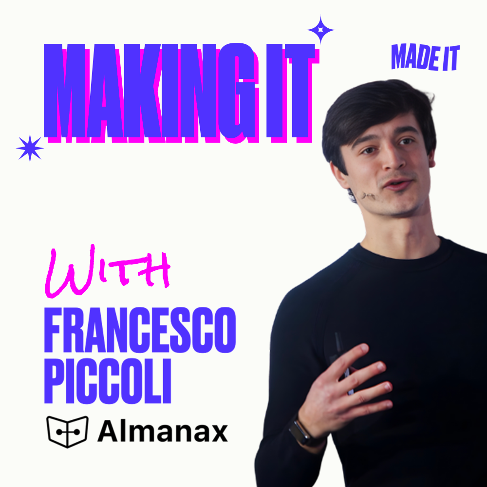 Costruire una startup AI da zero (senza hype) con Francesco Piccoli, Founder Almanax