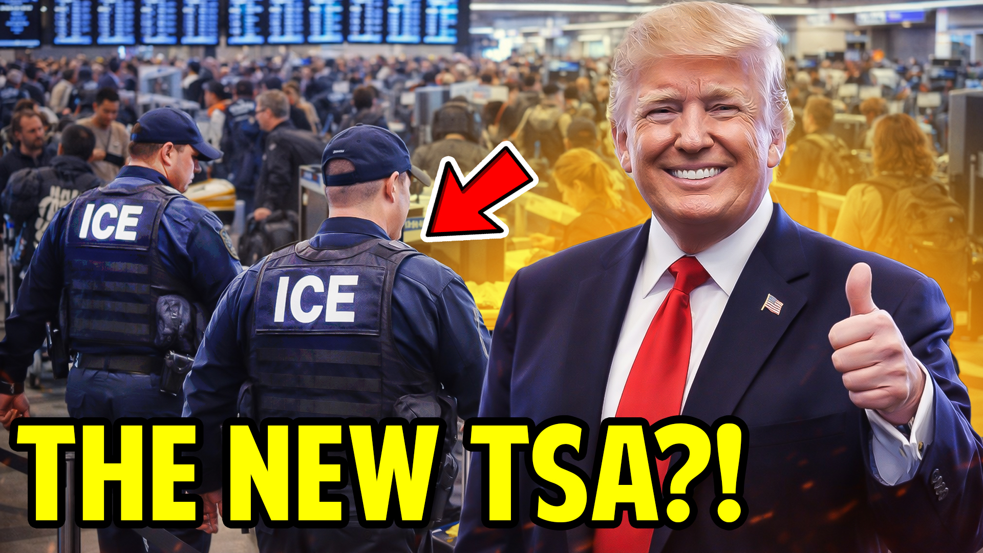 TRUMP Sends ICE Into Airports as TSA Collapses