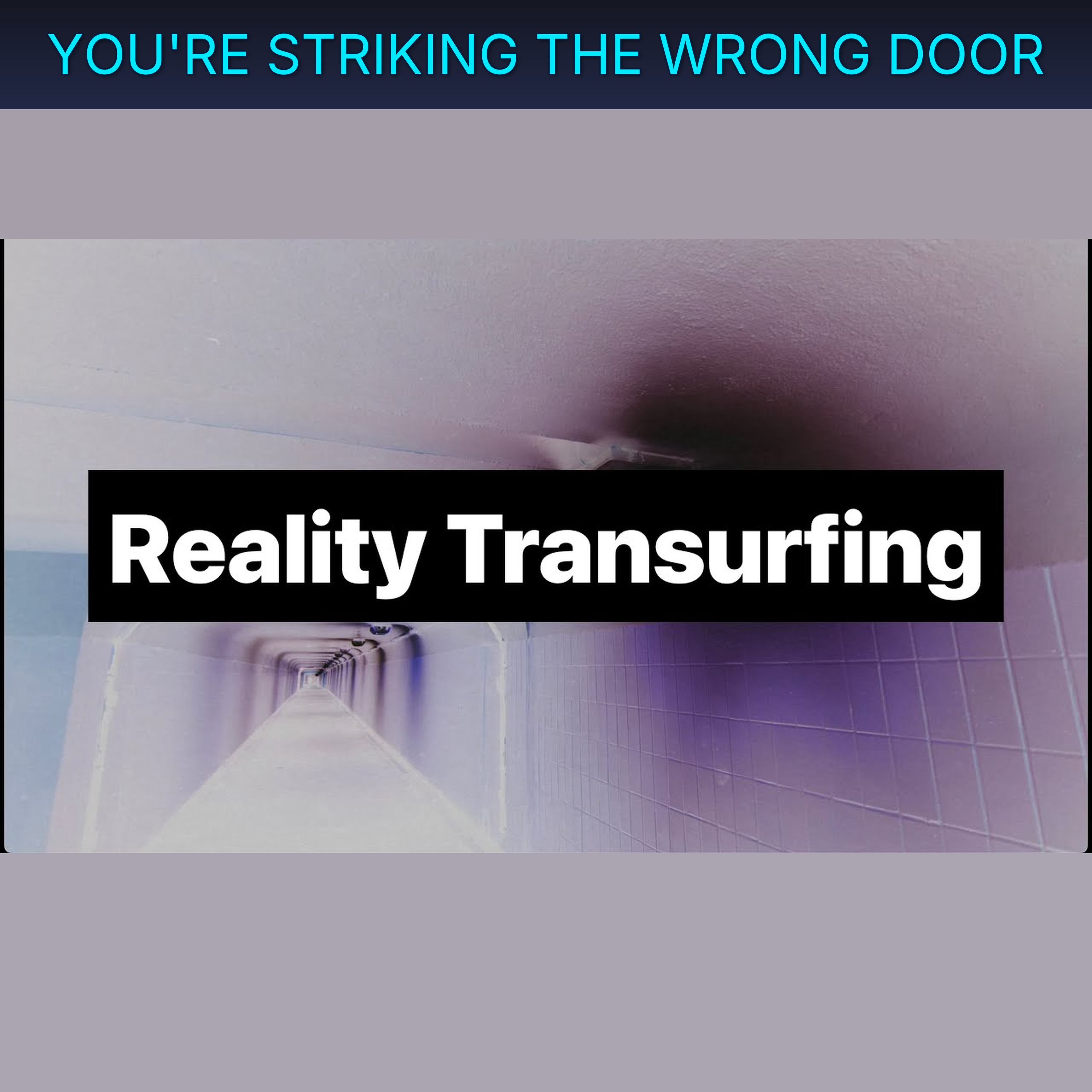 YOU'RE STRIKING THE WRONG DOOR