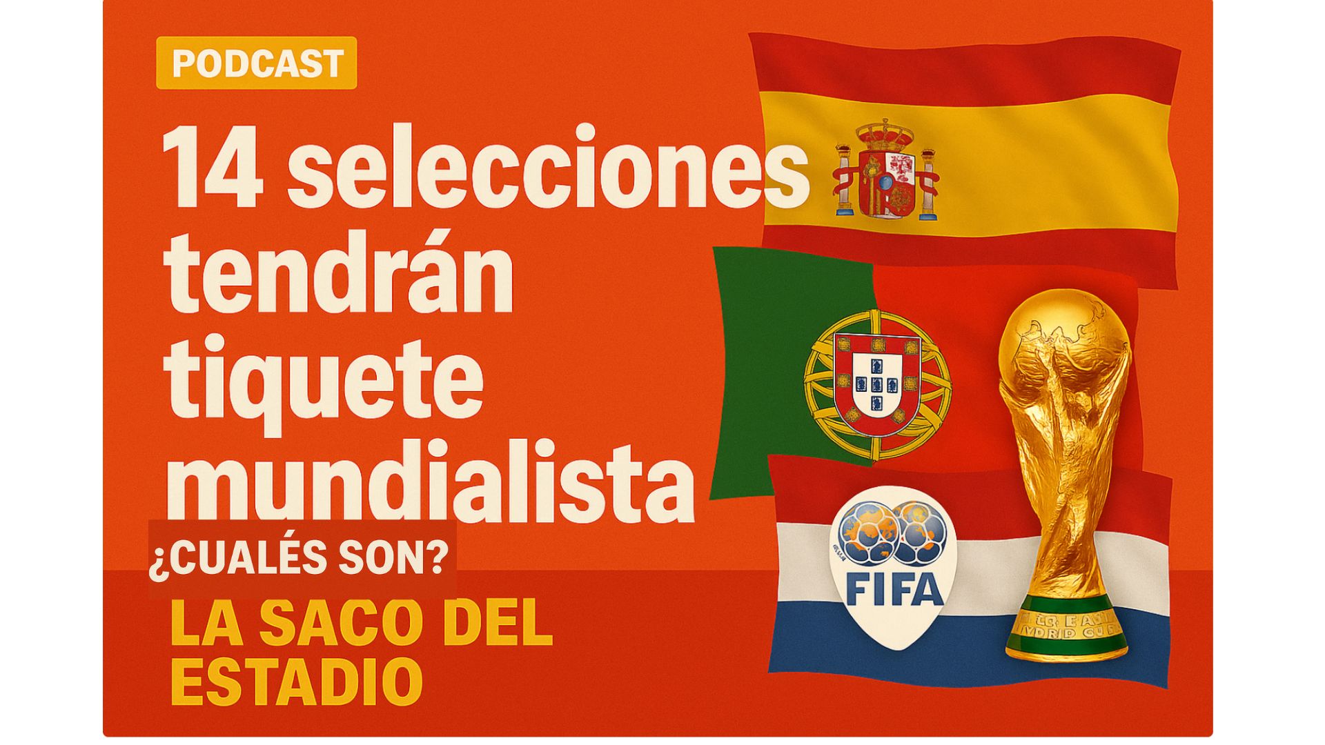 14 selecciones tendrán tiquete mundialista, cuales serán? ⚽️ episode artwork