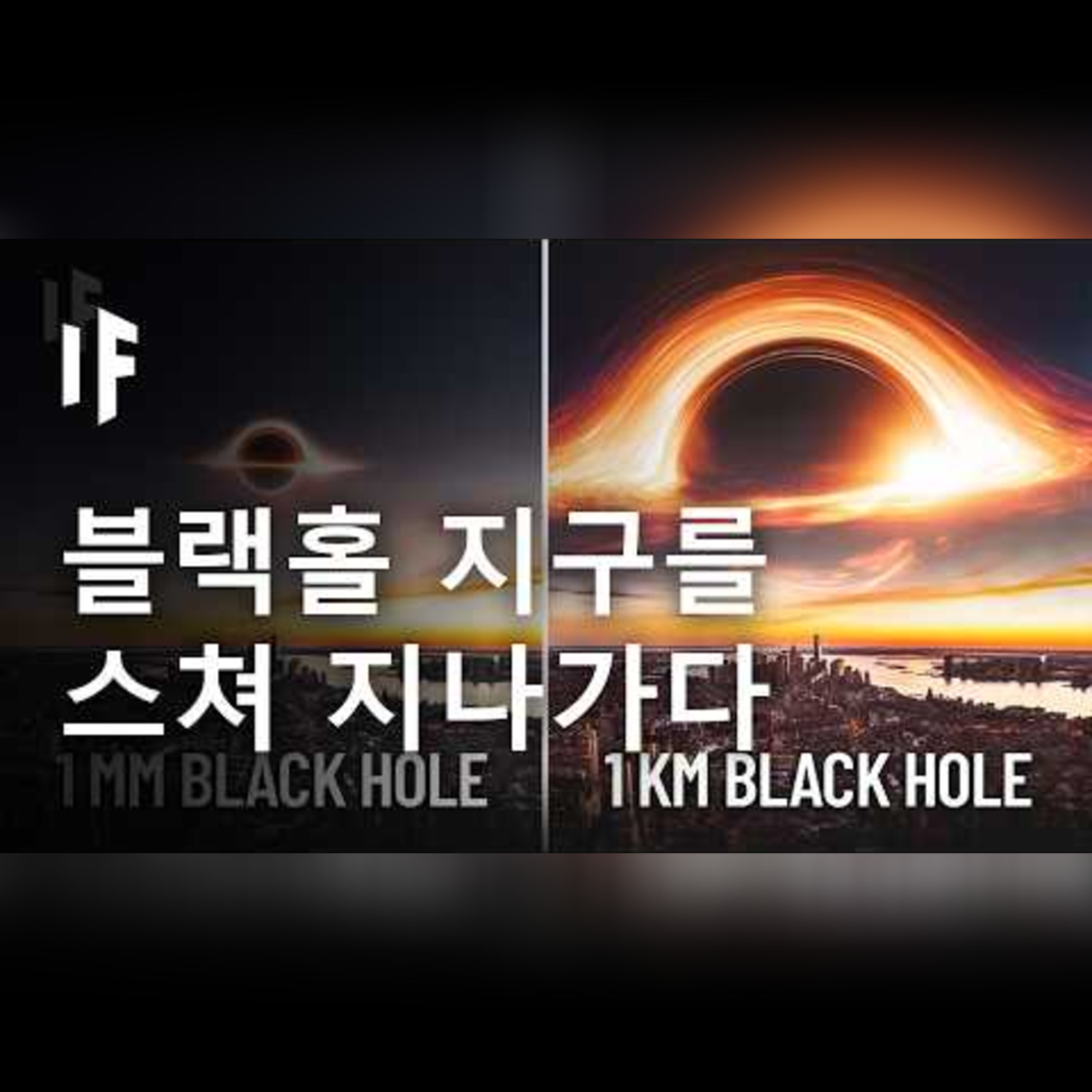 광속으로 지구를 지나가는 블랙홀, 만약 그렇다면 episode artwork