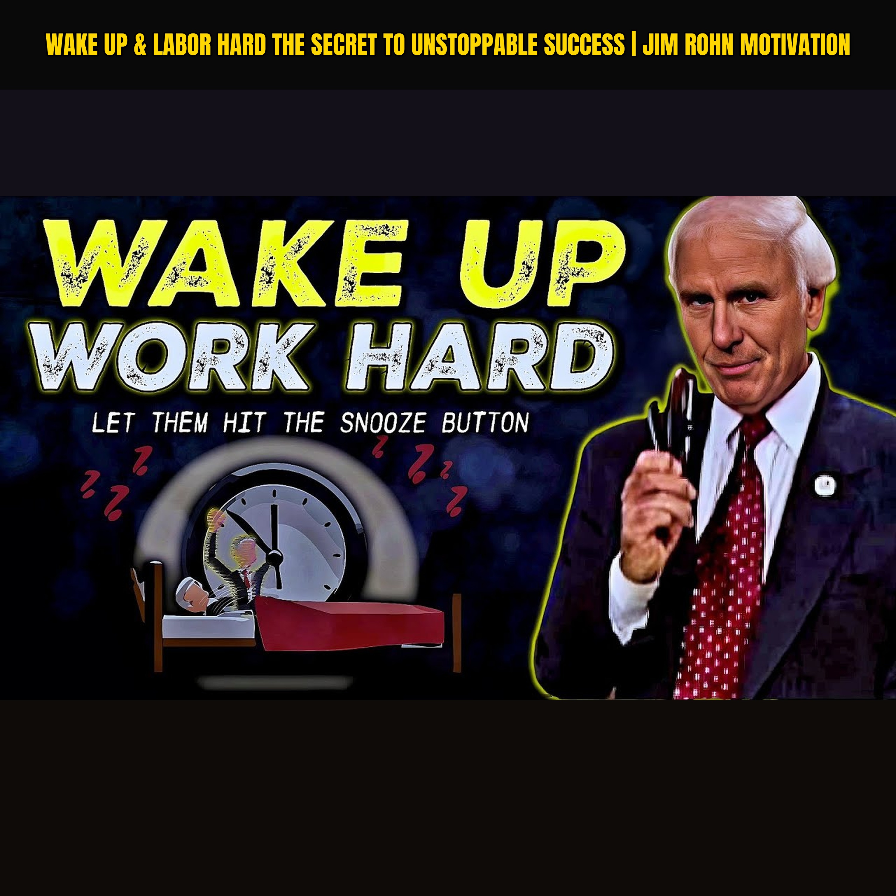 Wake Up & Labor Hard The Secret to Unstoppable Success | Jim Rohn Motivation