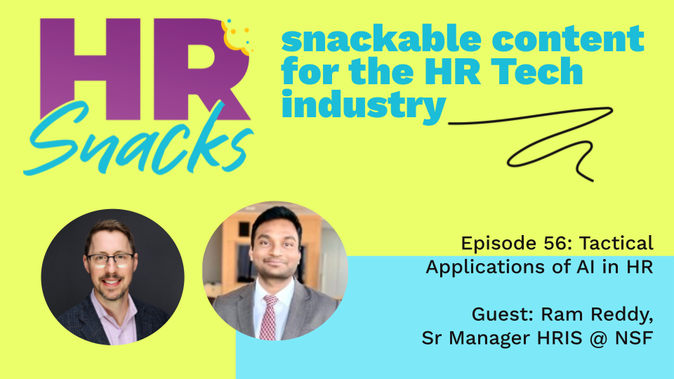 Episode 56:  Tactical Applications of AI in HR