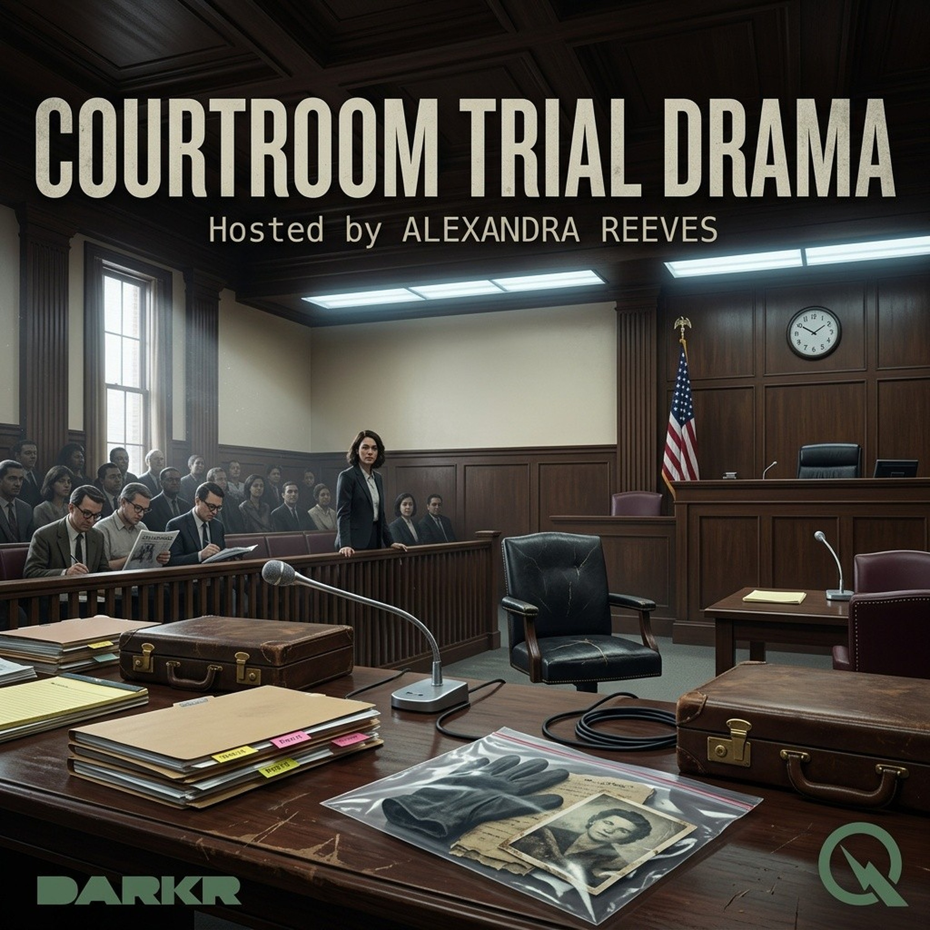 Courtroom Trial Drama podcast artwork