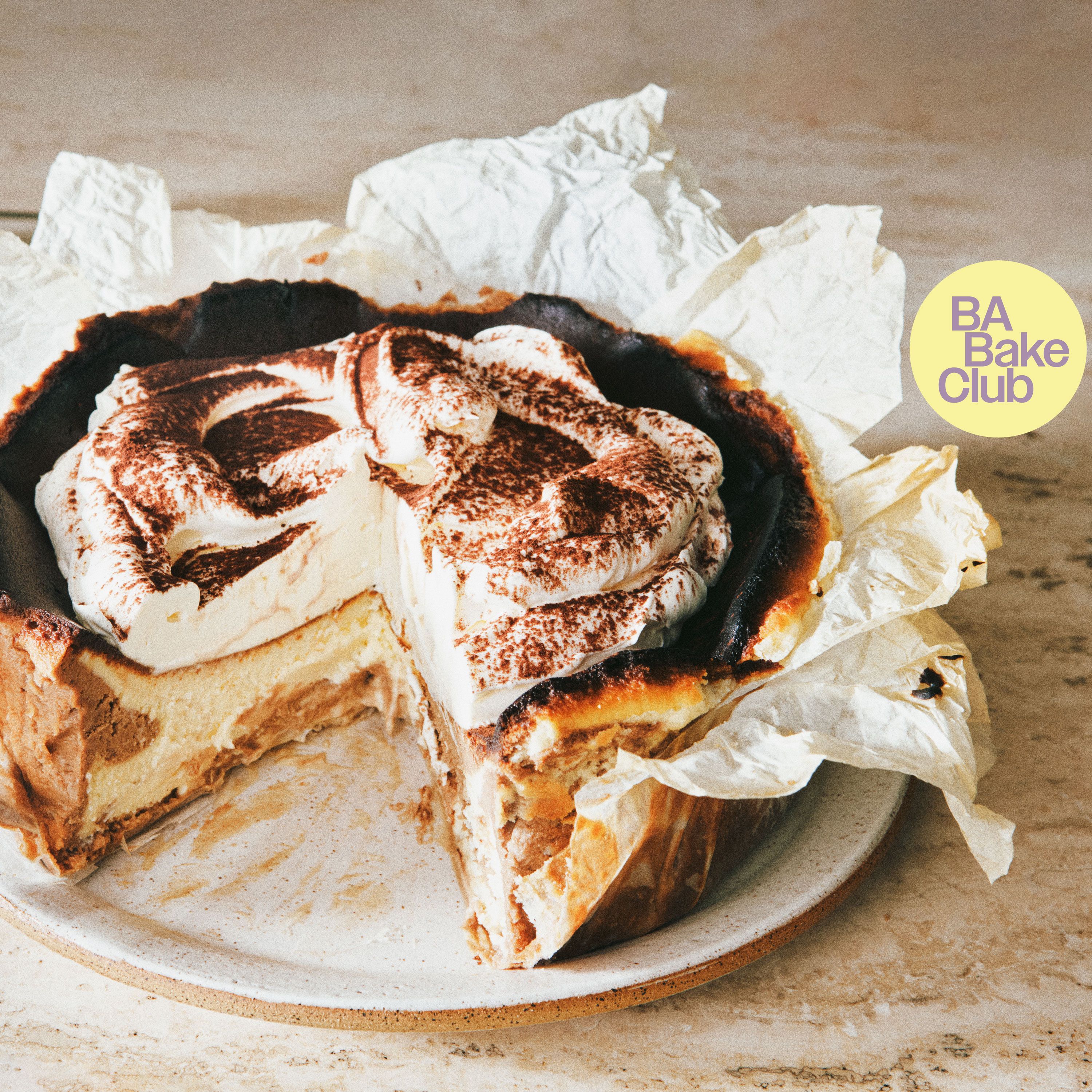 BA Bake Club: Tiramisu Basque Cheesecake episode artwork