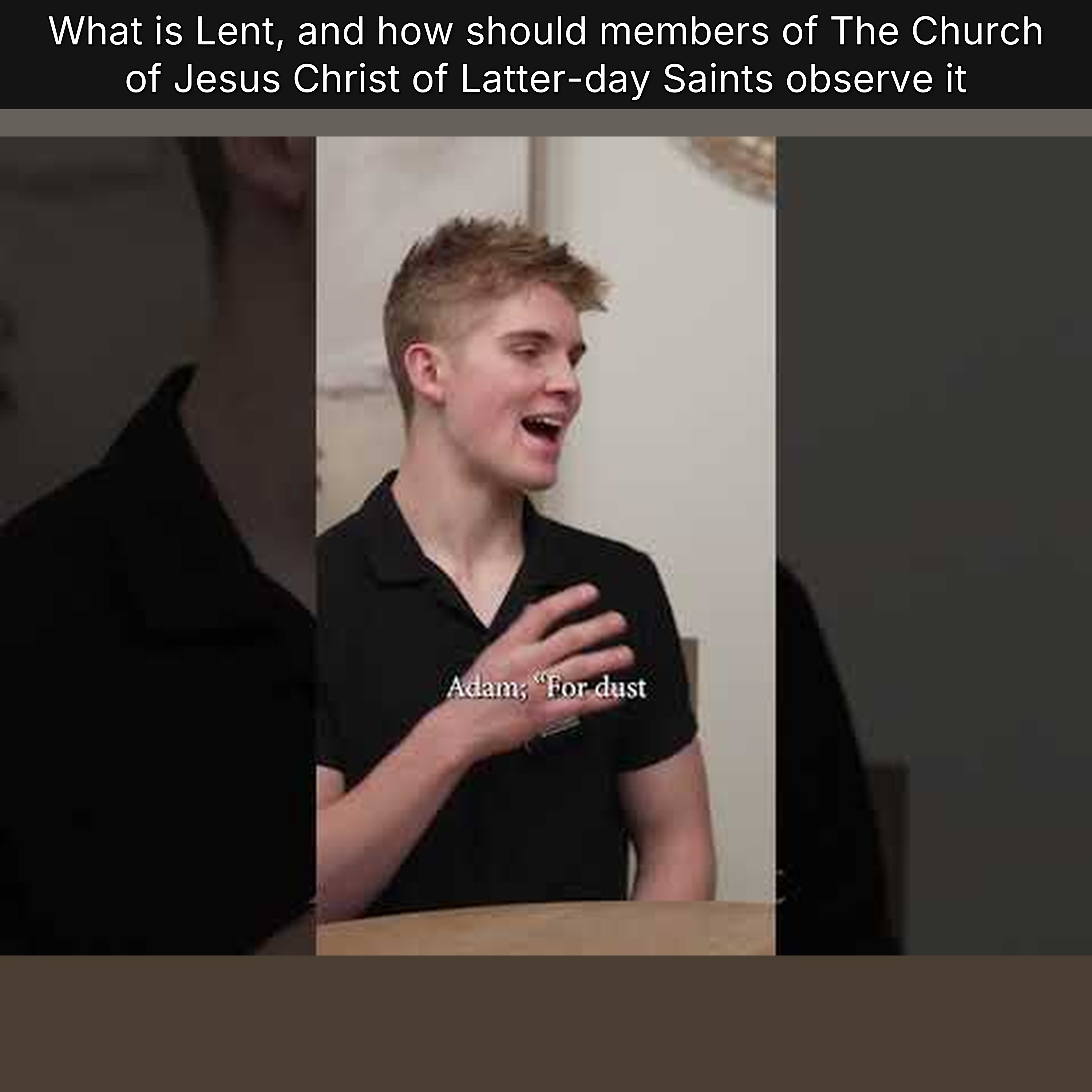 What is Lent, and how should members of The Church of Jesus Christ of Latter-day Saints observe it