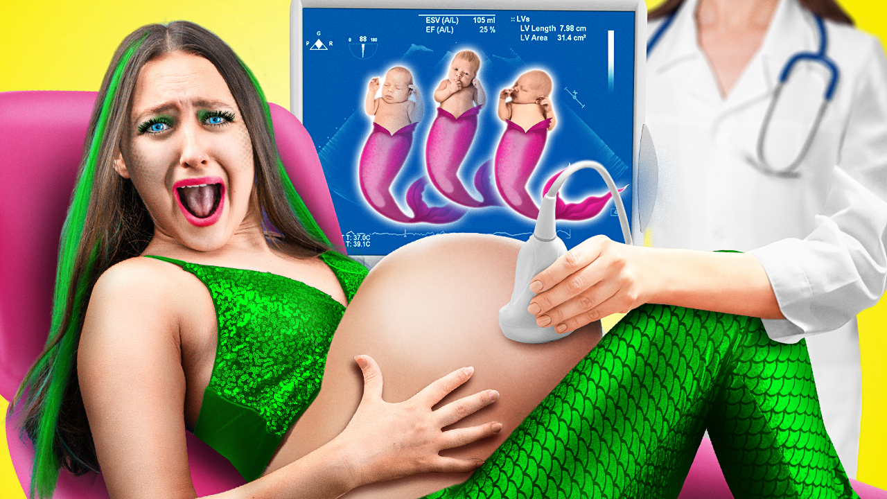 ¡SIRENA SE QUEDA EMBARAZADA! 😱 Mundo loco de sirenas y vampiros