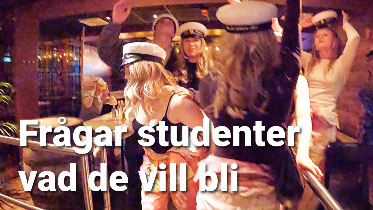 (Video Bonus) - Frågar studenter vad de vill bli