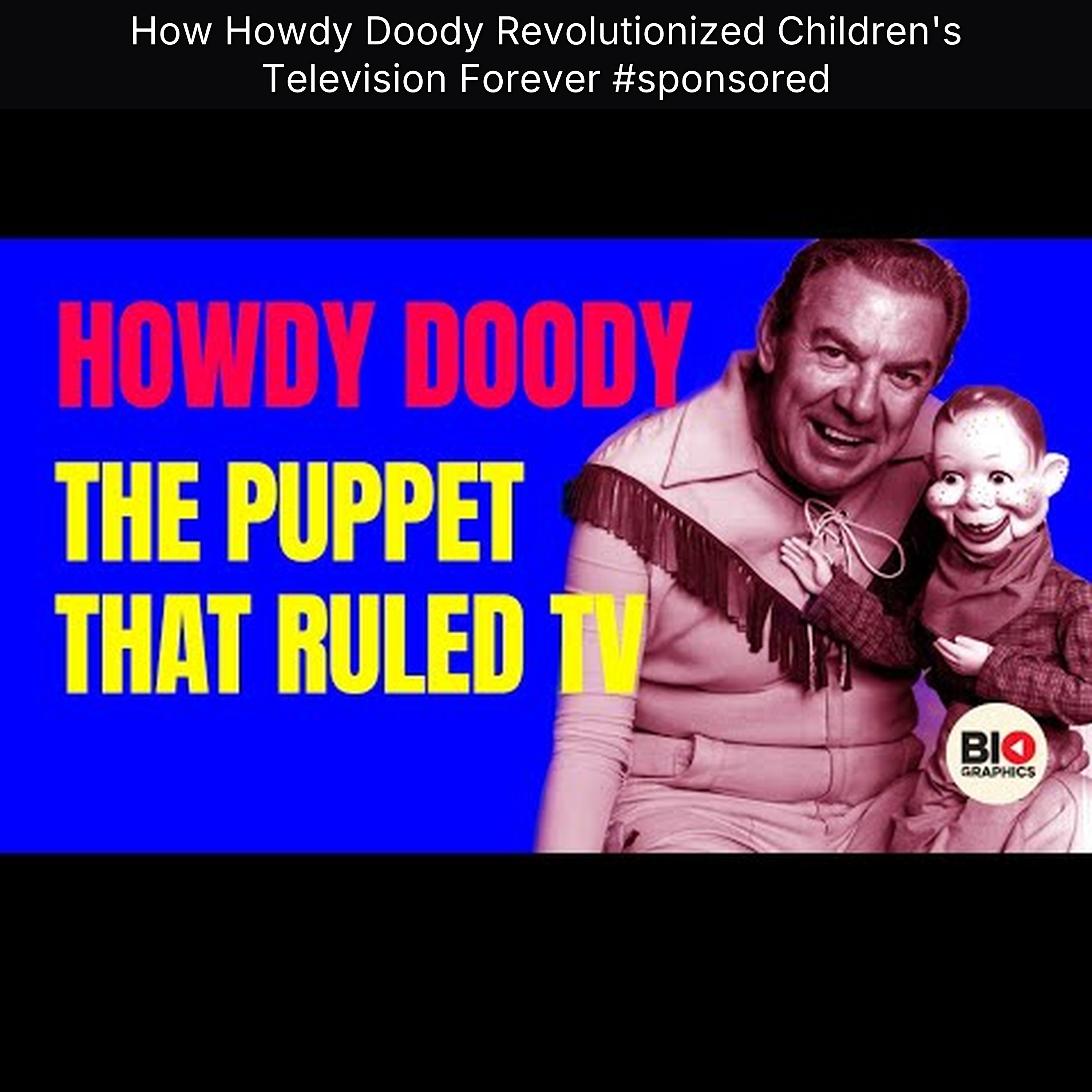 How Howdy Doody Revolutionized Children's Television Forever #sponsored