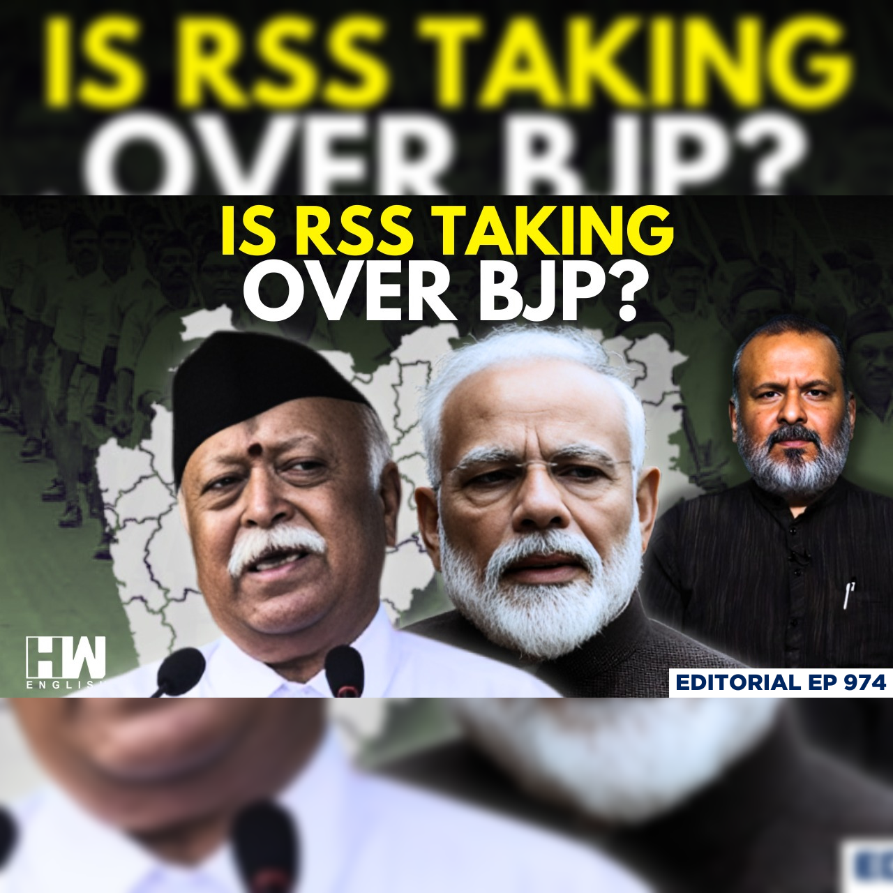 Editorial with Sujit Nair | Is RSS Taking Over BJP? | Modi | Mohan Bhagwat | Maharashtra Elections episode artwork