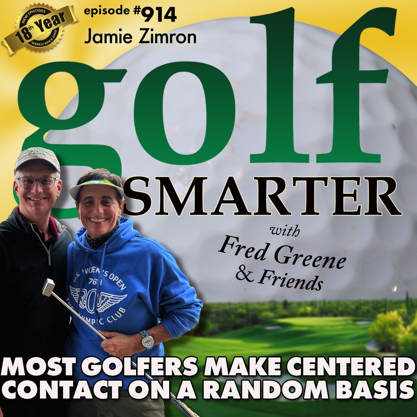 Most Golfers Make Centered Contact On a Random Basis with Jamie Zimron, LPGA episode artwork