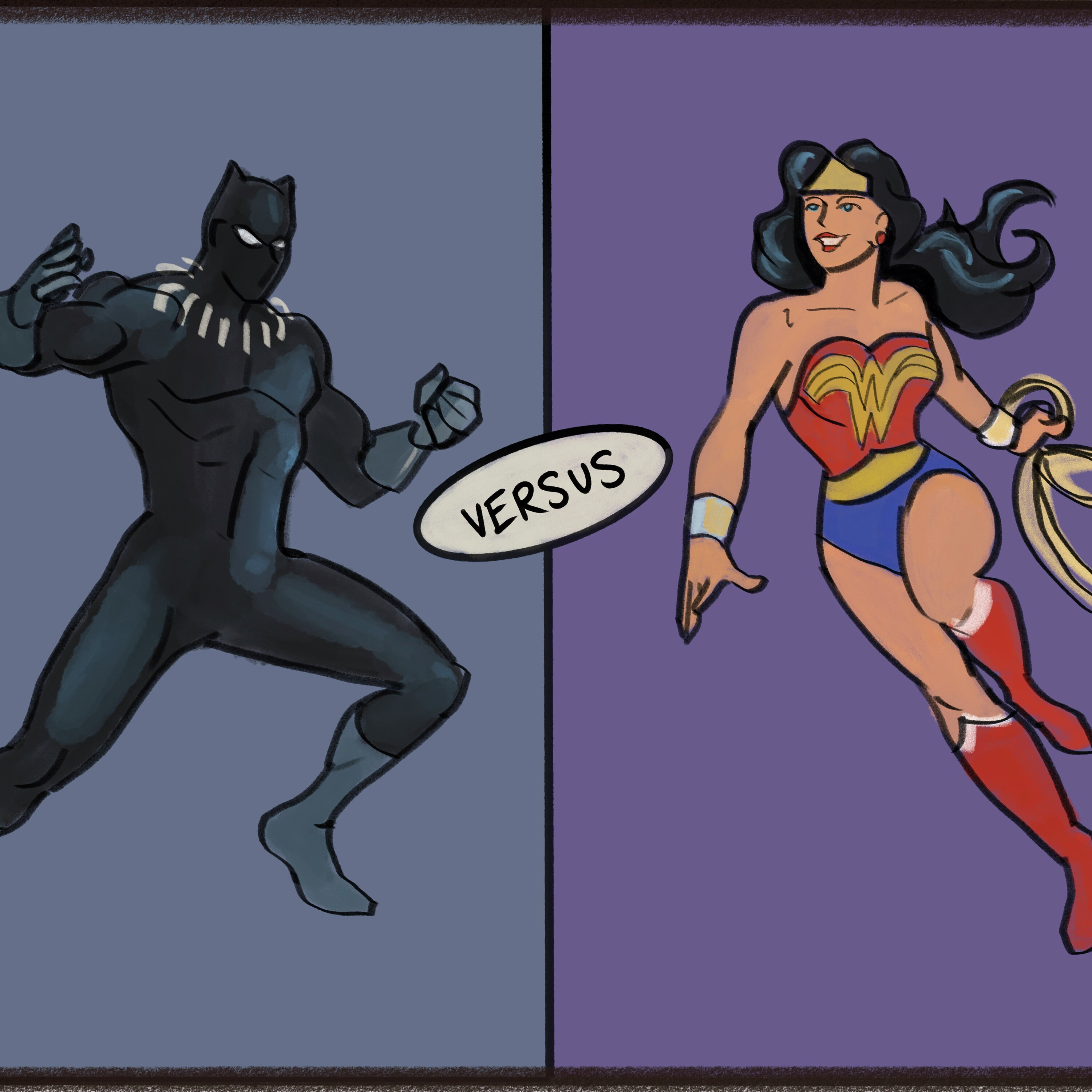 Black Panther vs Wonder Woman
