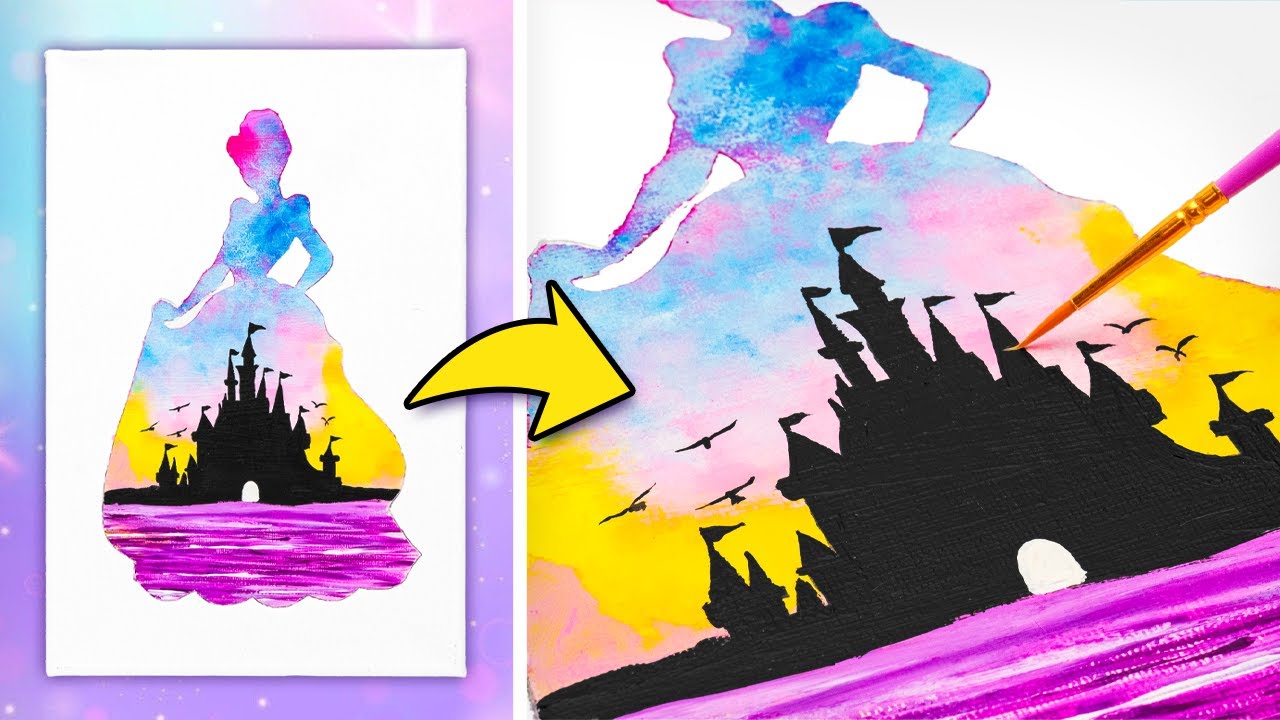 Draw & Sparkle! Two Beautiful Cinderella Designs