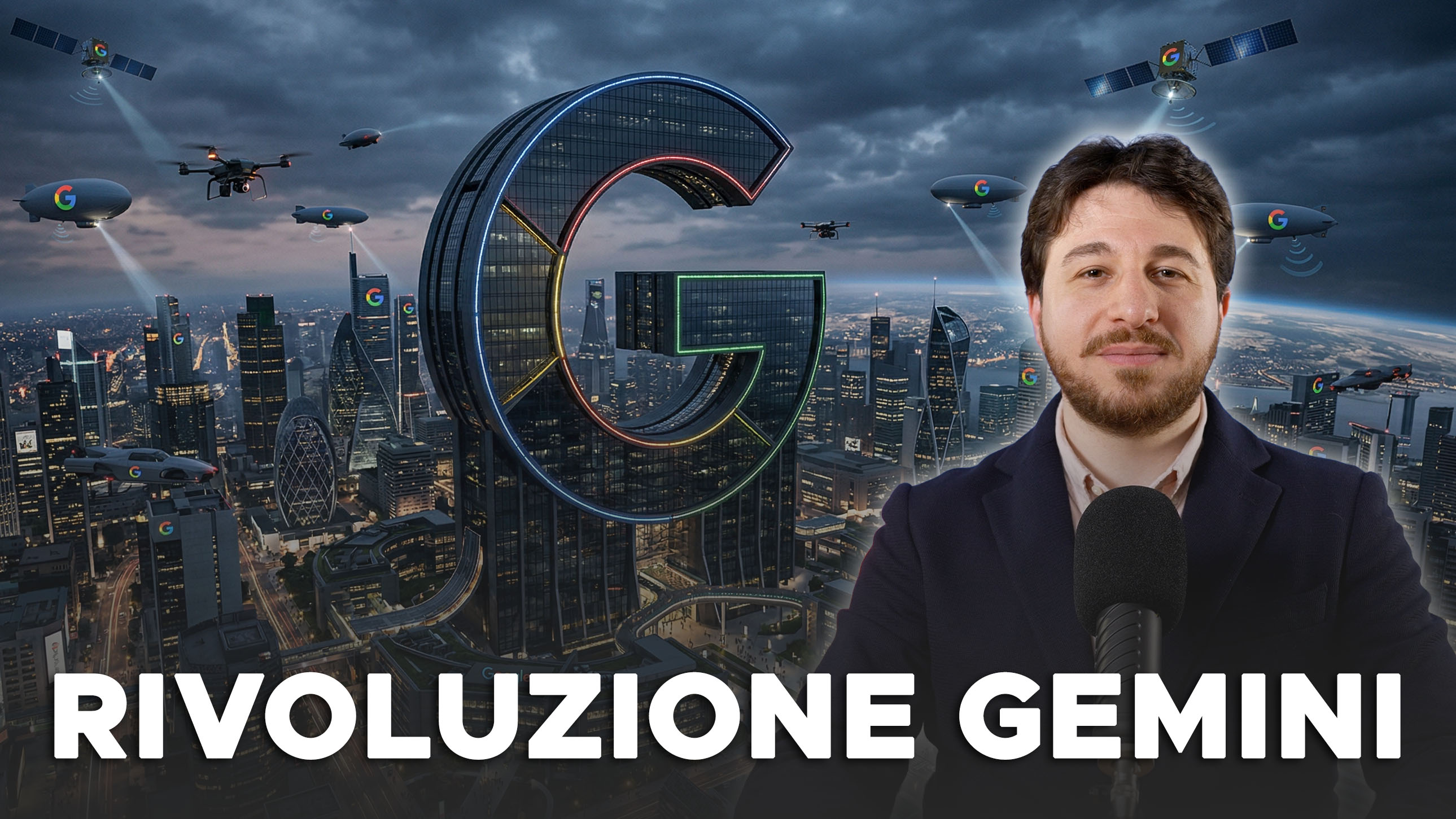GOOGLE VUOLE SOSTITUIRCI IN TUTTO: da ora Gemini fa canzoni, parla e cerca in diretta episode artwork