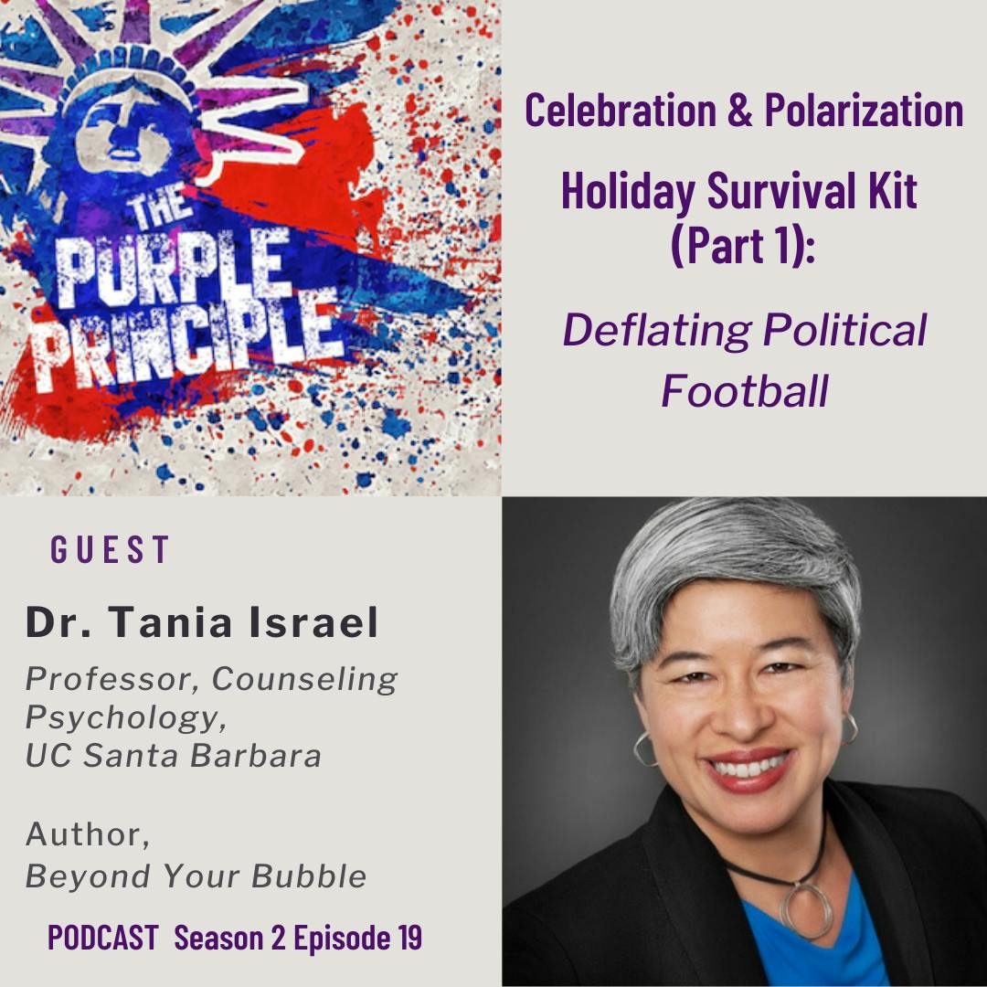 Celebration & Polarization, Holiday Survival Kit (Part 1): Deflating Political Football