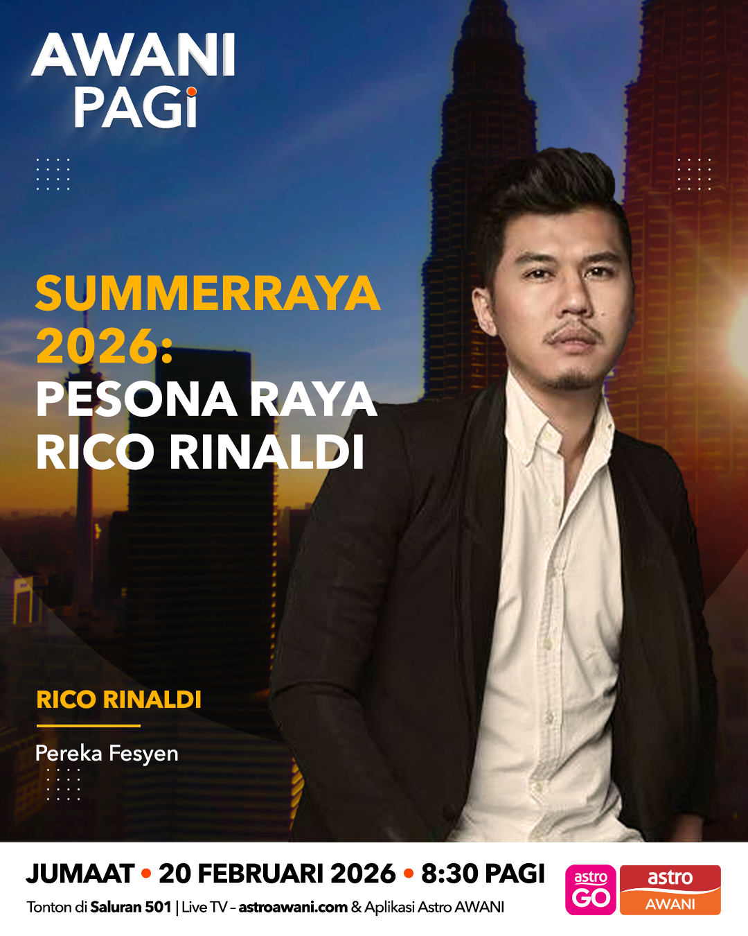AWANI Pagi: Pesona Raya Rico Rinaldi