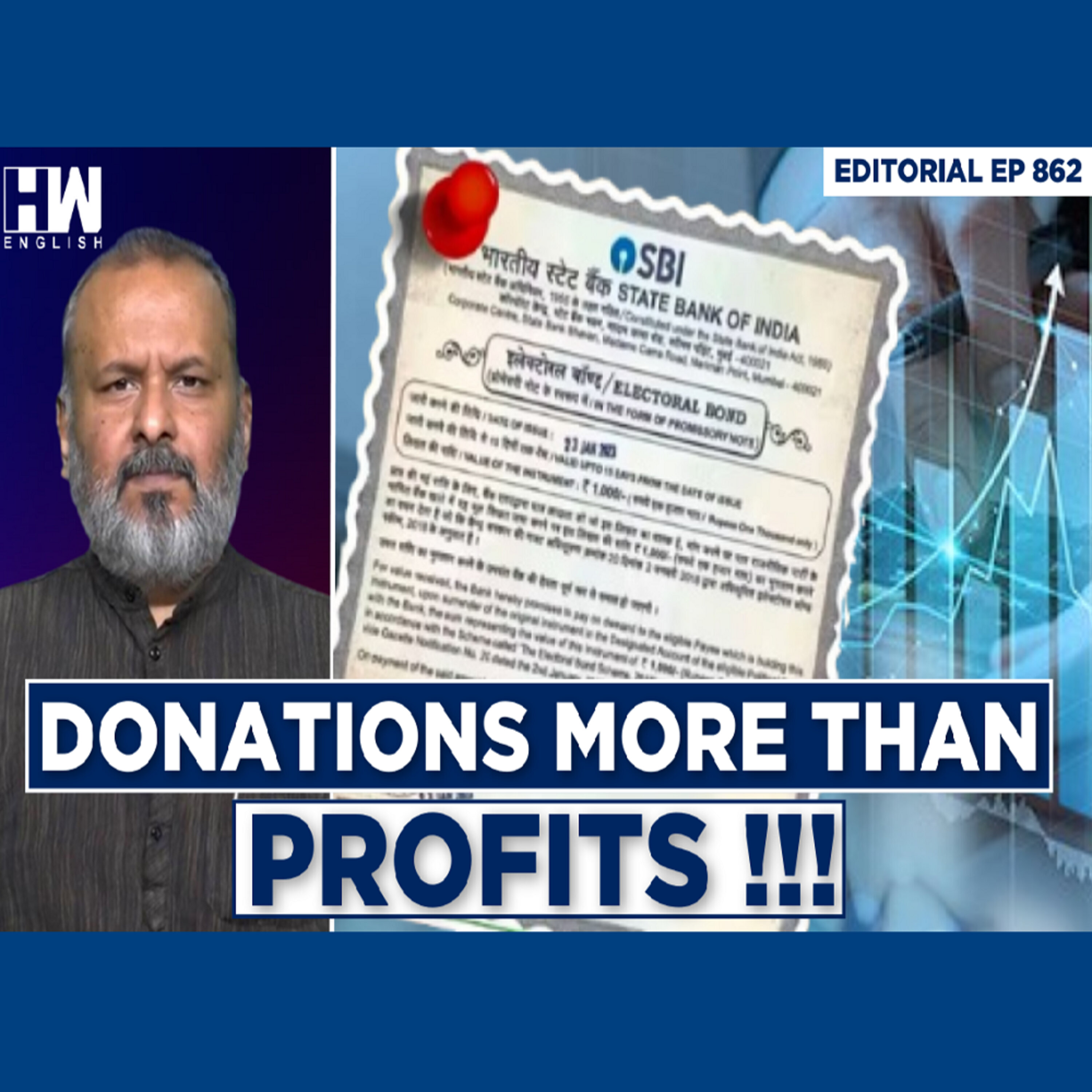 Editorial With Sujit Nair | Electoral Bonds: Donations More Than Profits !!! episode artwork