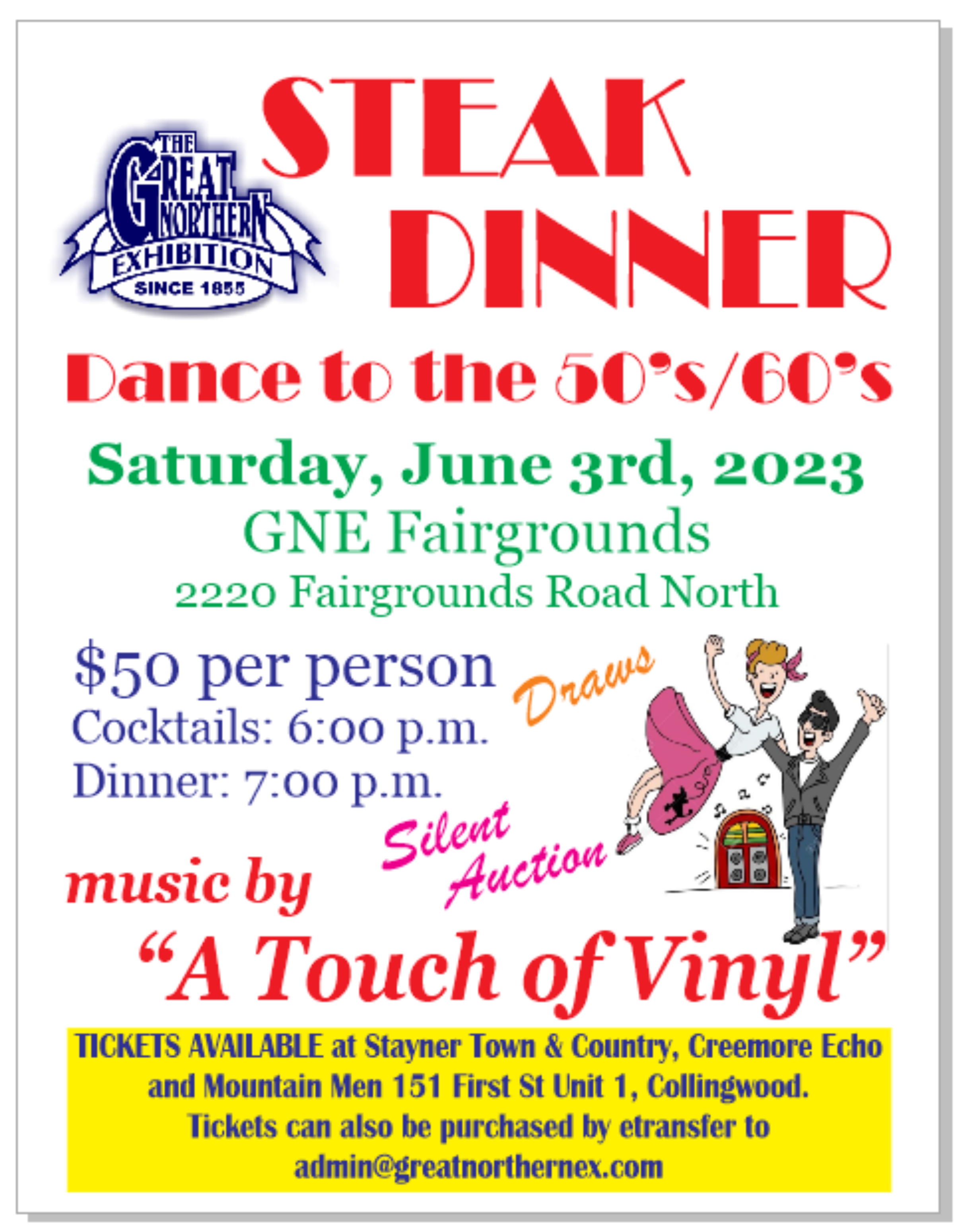 Dianne Edwards GNE- Steak Dinner and Dance June 3rd episode artwork