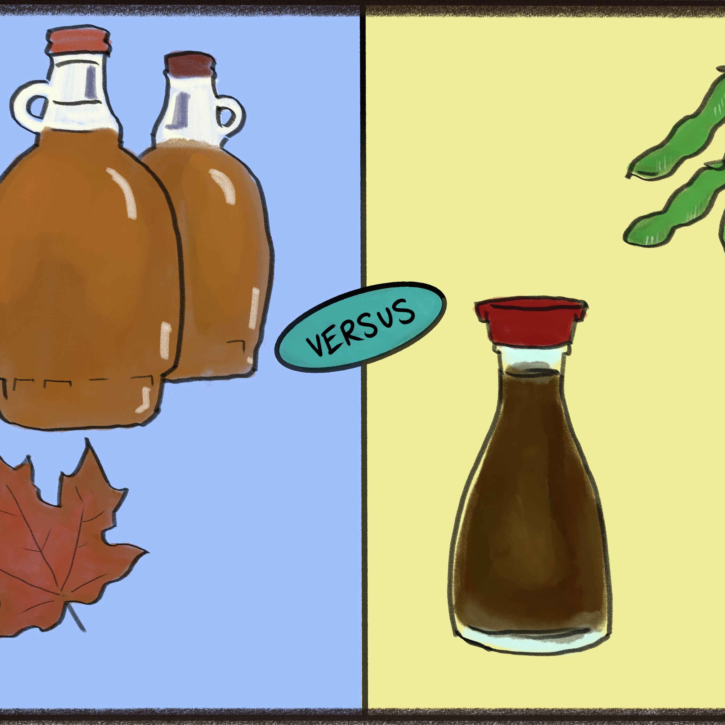 Soy Sauce vs Maple Syrup