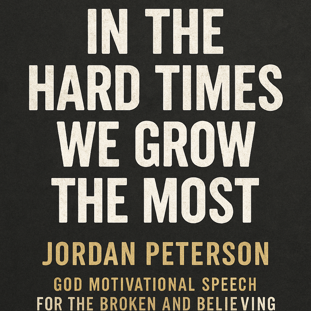 IN THE HARD TIMES WE GROW THE MOST – Jordan Peterson God Motivational Speech for the Broken and Believing