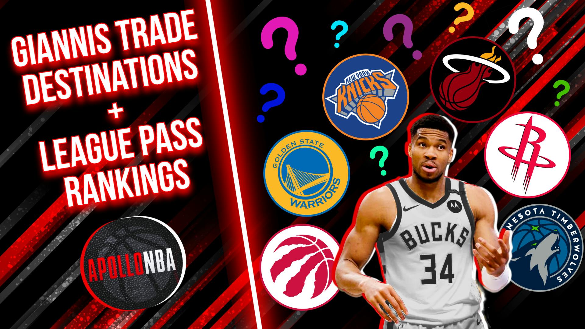 What are the Best NBA Destinations for Giannis To Get Traded To??