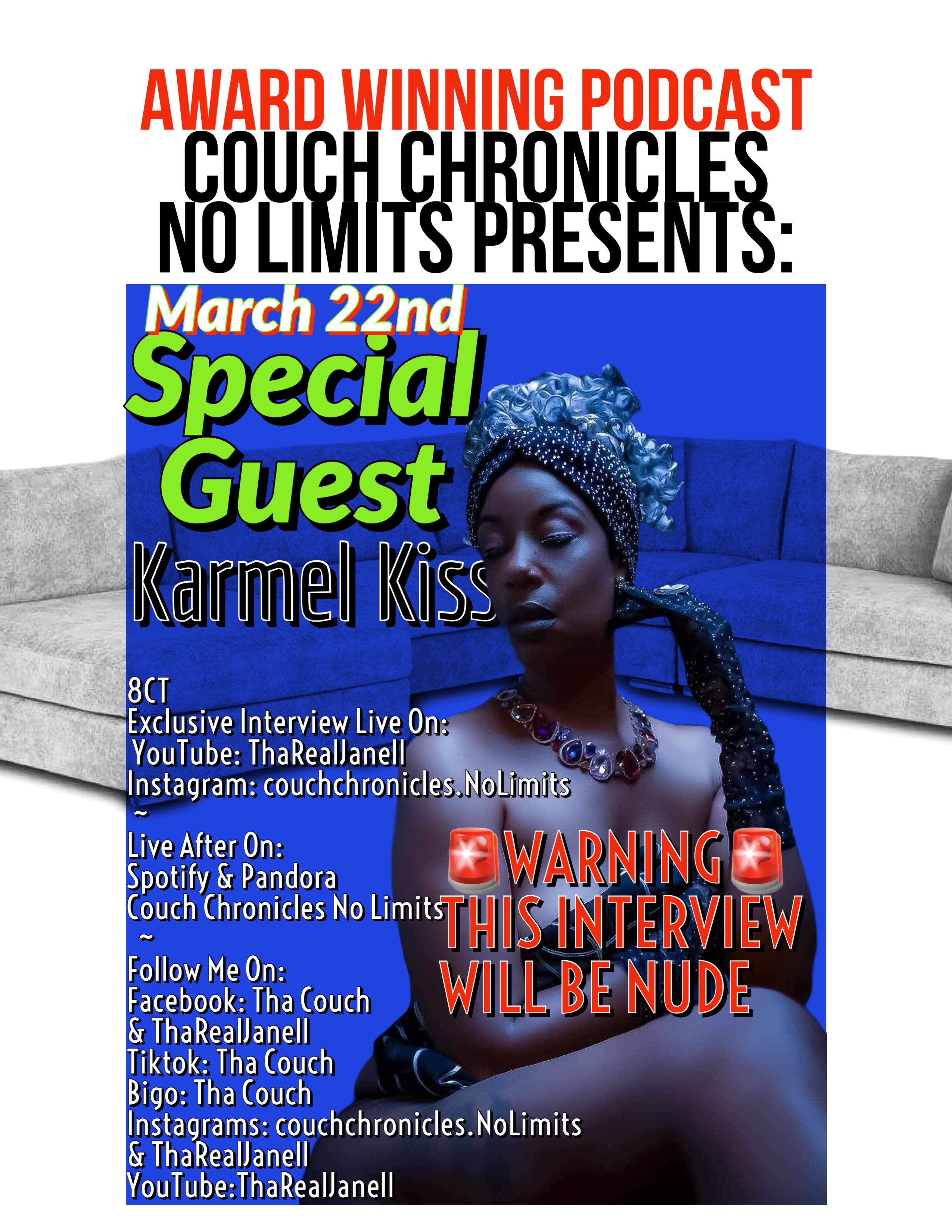 Couch Chronicles No Limits W/Karmel Kiss episode artwork