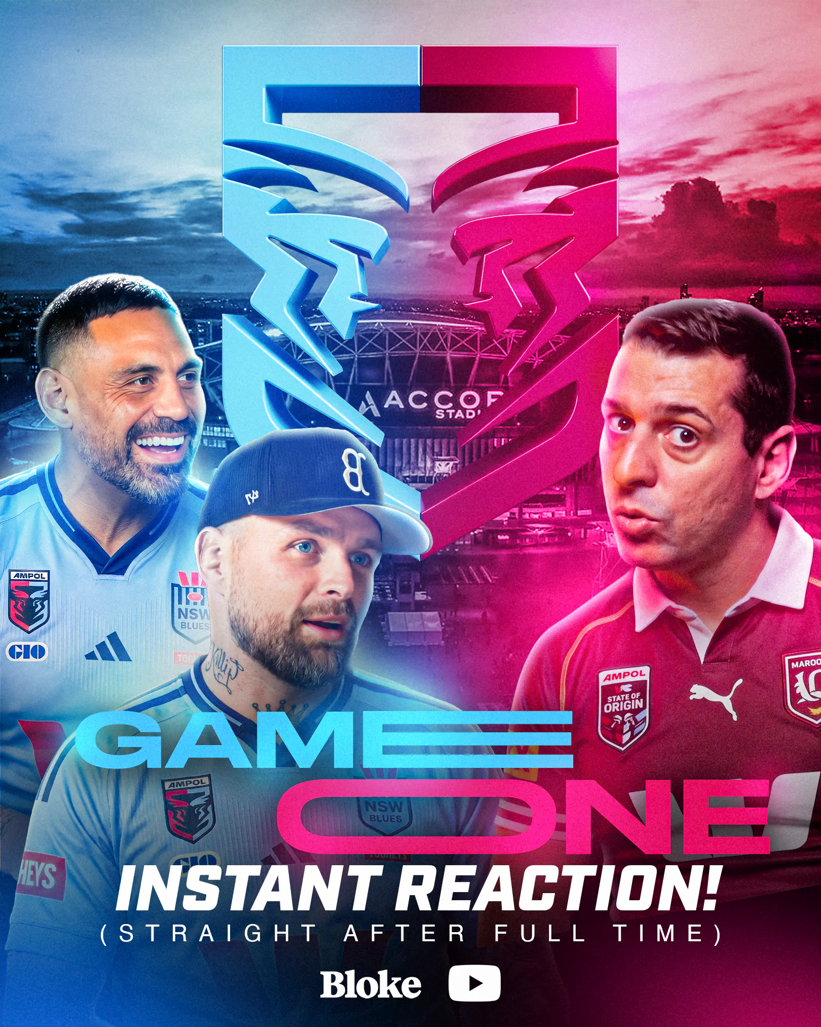 PONGA SENT OFF! NSW COMEBACK! Origin 1 immediate reaction w/ Reni Maitua and Blake Austin episode artwork