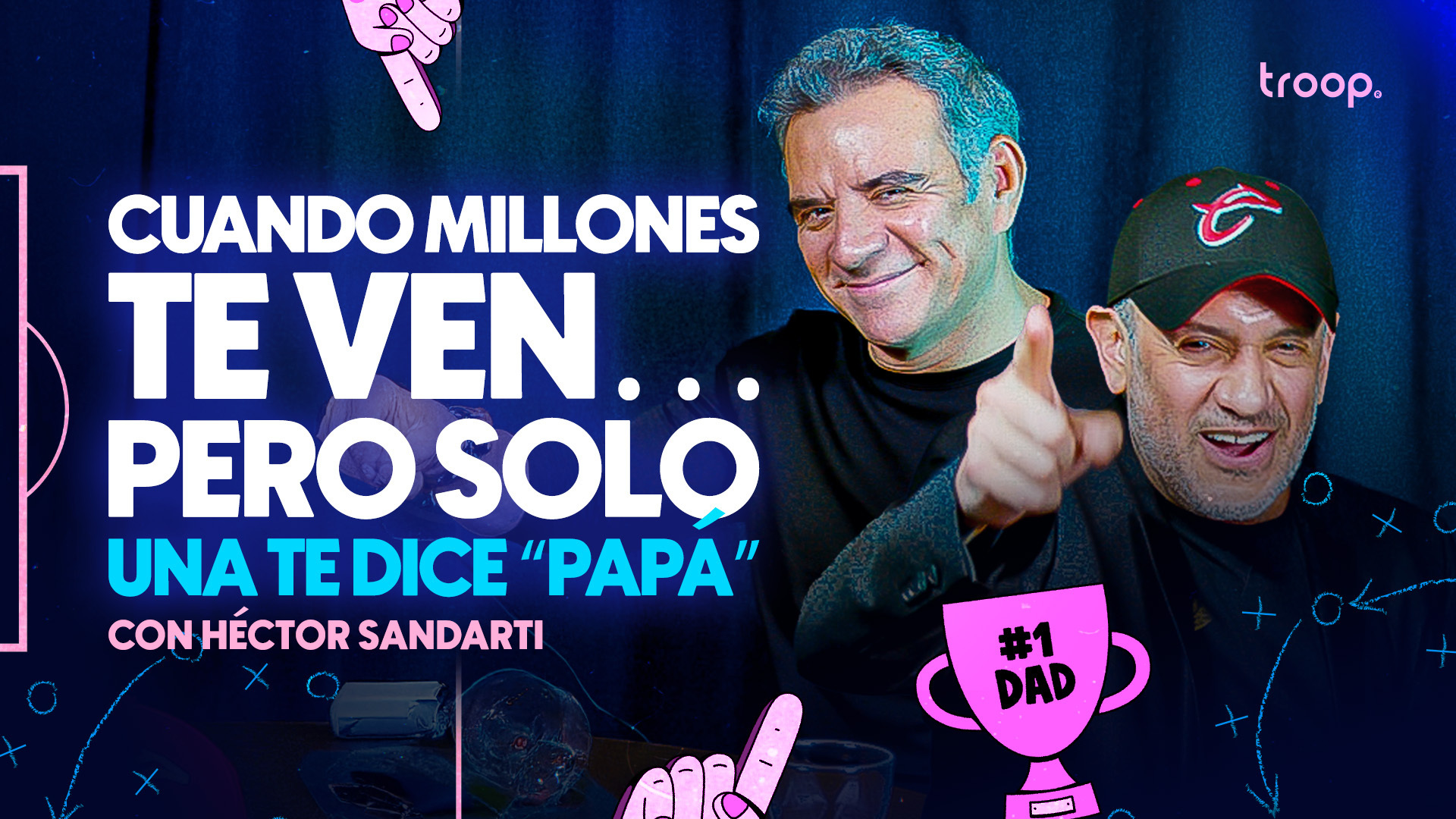 Cuando millones te ven… pero solo una te dice “papá”